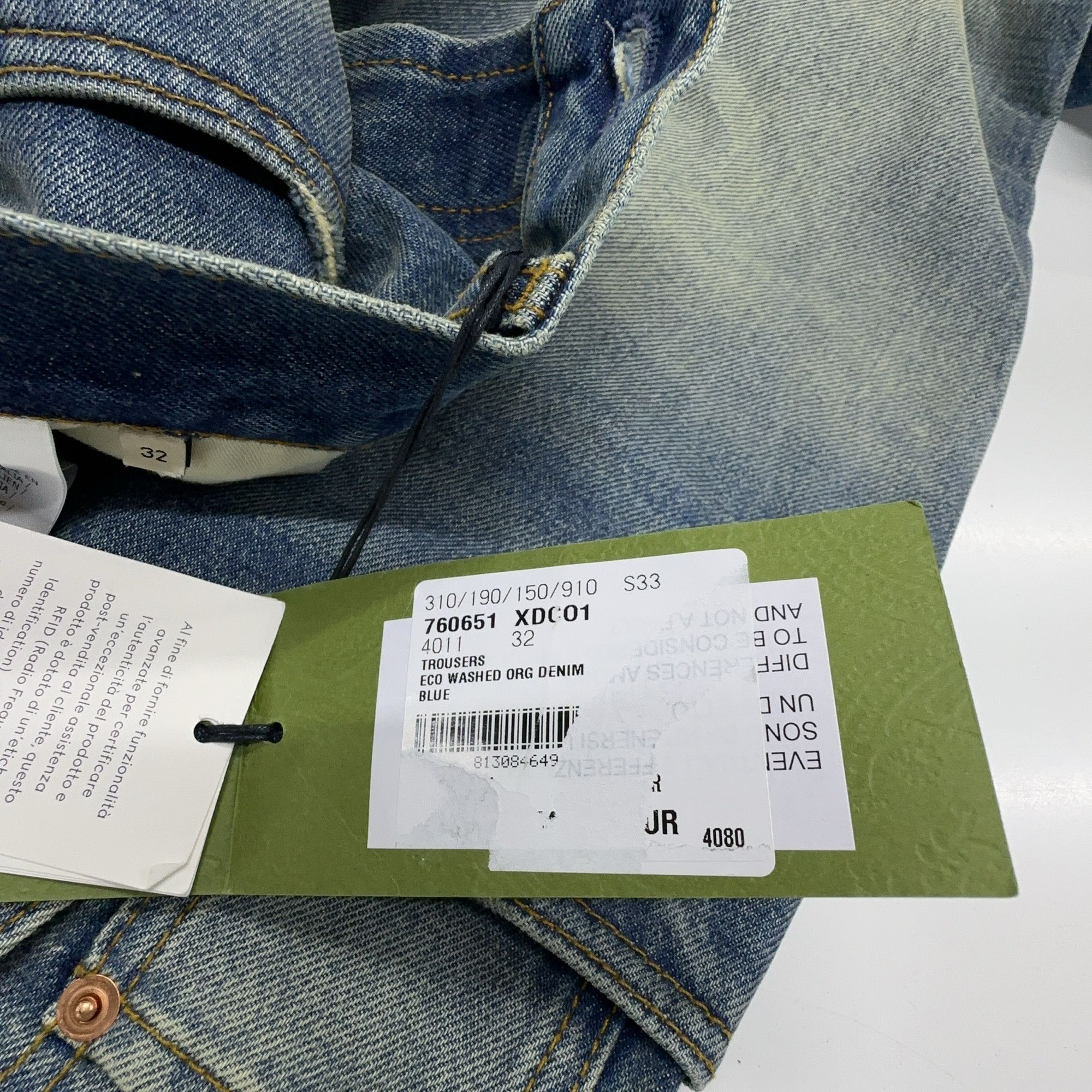 Gucci Gucci Eco Washed Denim Jeans 32 Size US 32 / EU 48 - 4 Thumbnail