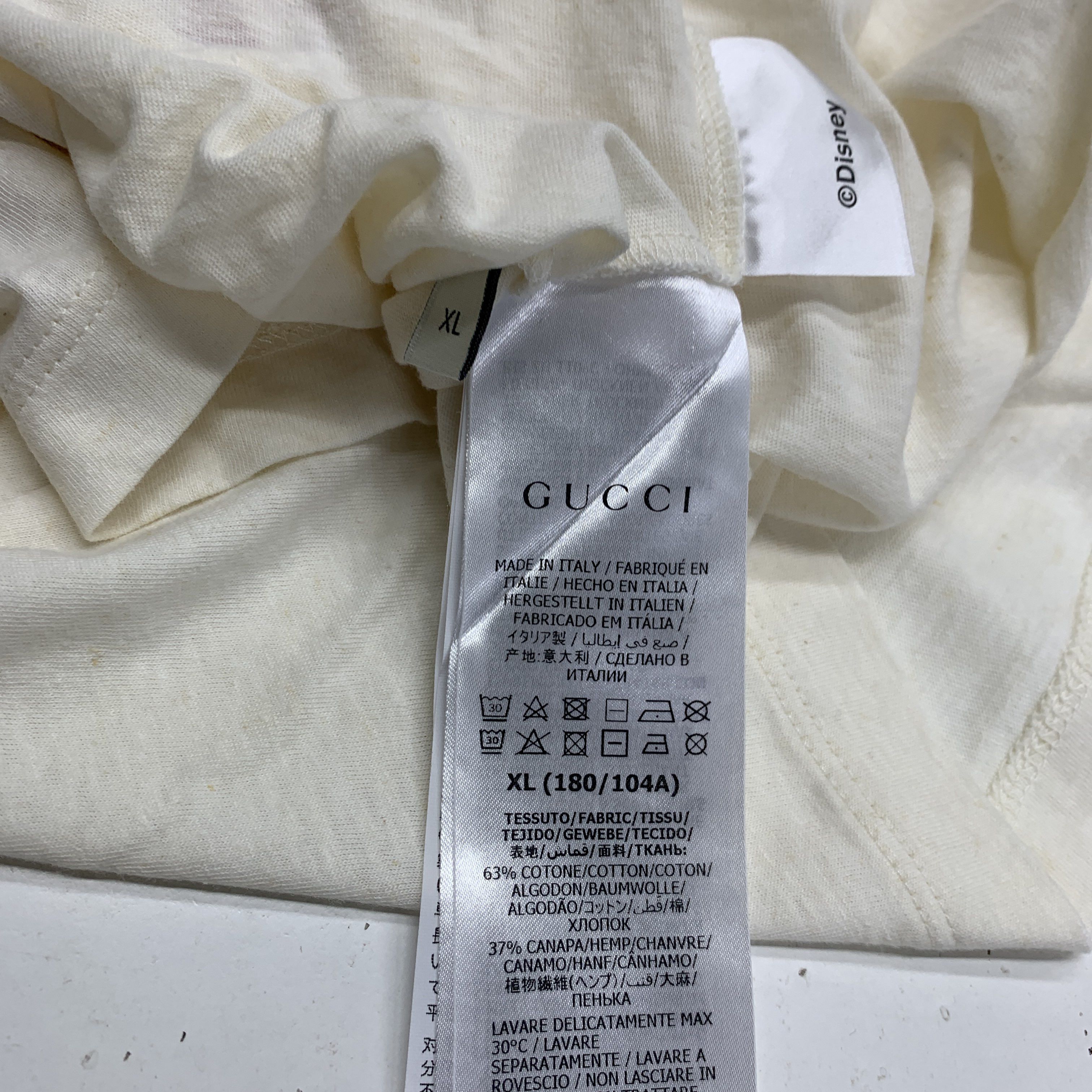 Gucci Gucci x Disney Mickey Mouse Print T-Shirt XL Size US XL / EU 56 / 4 - 4 Thumbnail
