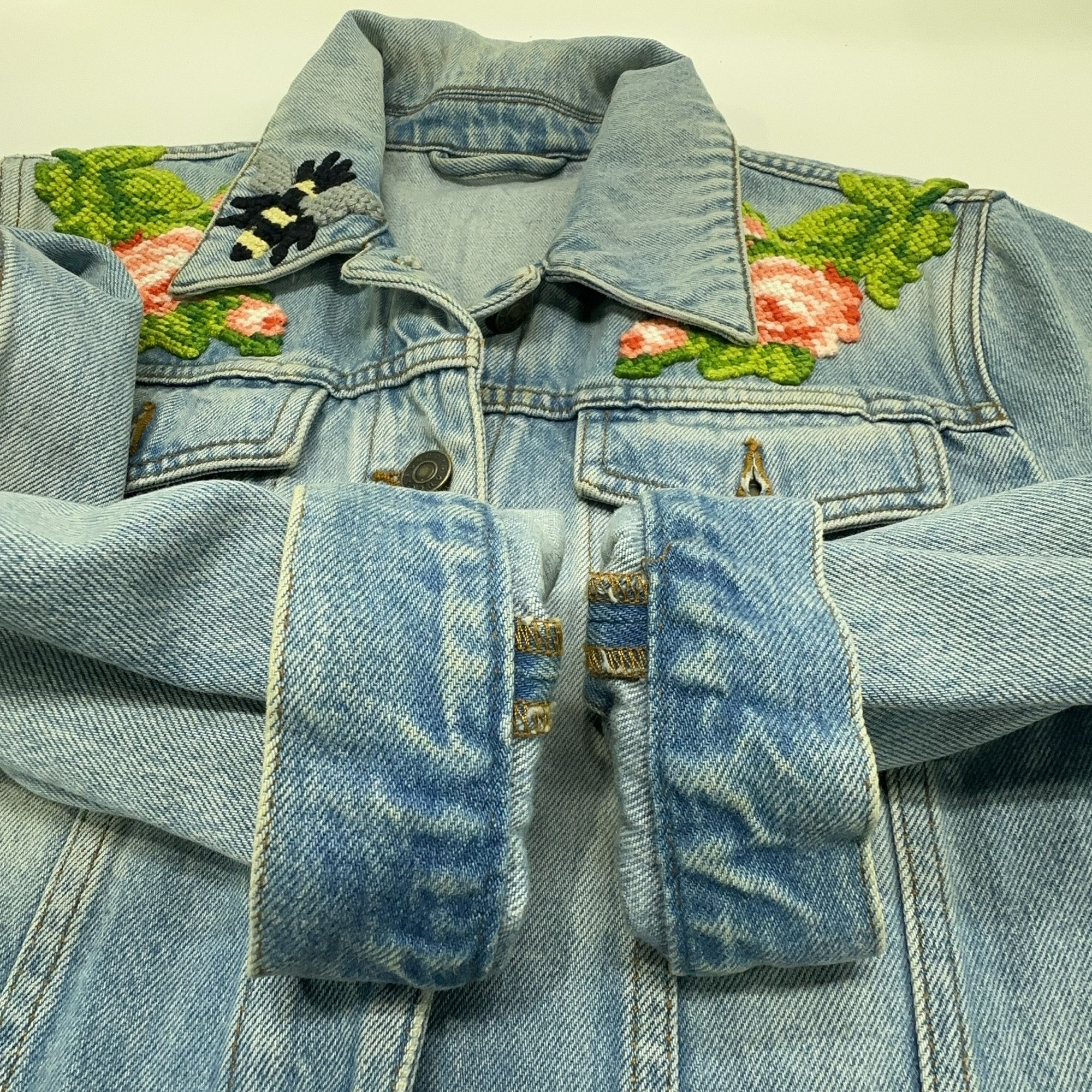 Gucci Gucci Tiger Embroidered Denim Jacket 40 Size S / US 4 / IT 40 - 12 Thumbnail