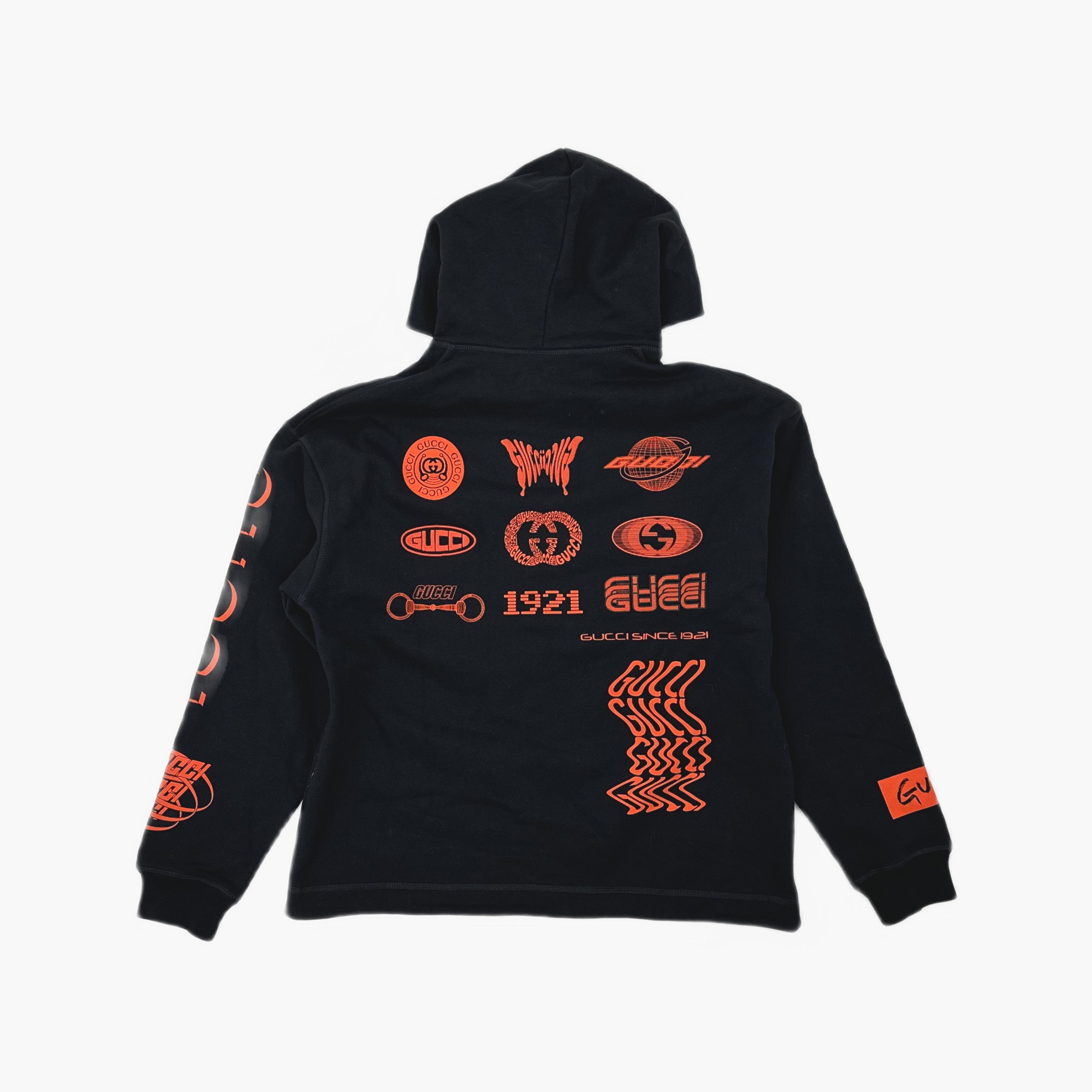 Gucci Gucci Logo Graphic Print Hoodie US XS Size US XS / EU 42 / 0 - 3 Thumbnail