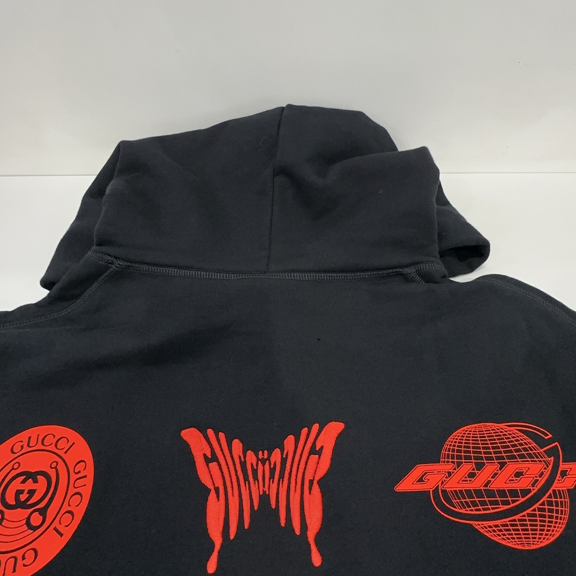 Gucci Gucci Logo Graphic Print Hoodie US XS Size US XS / EU 42 / 0 - 10 Thumbnail