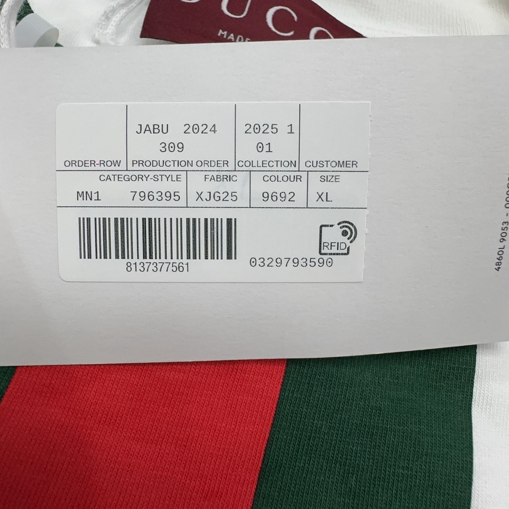 Gucci Gucci Web Logo T-Shirt Size XL Size US XL / EU 56 / 4 - 7 Thumbnail