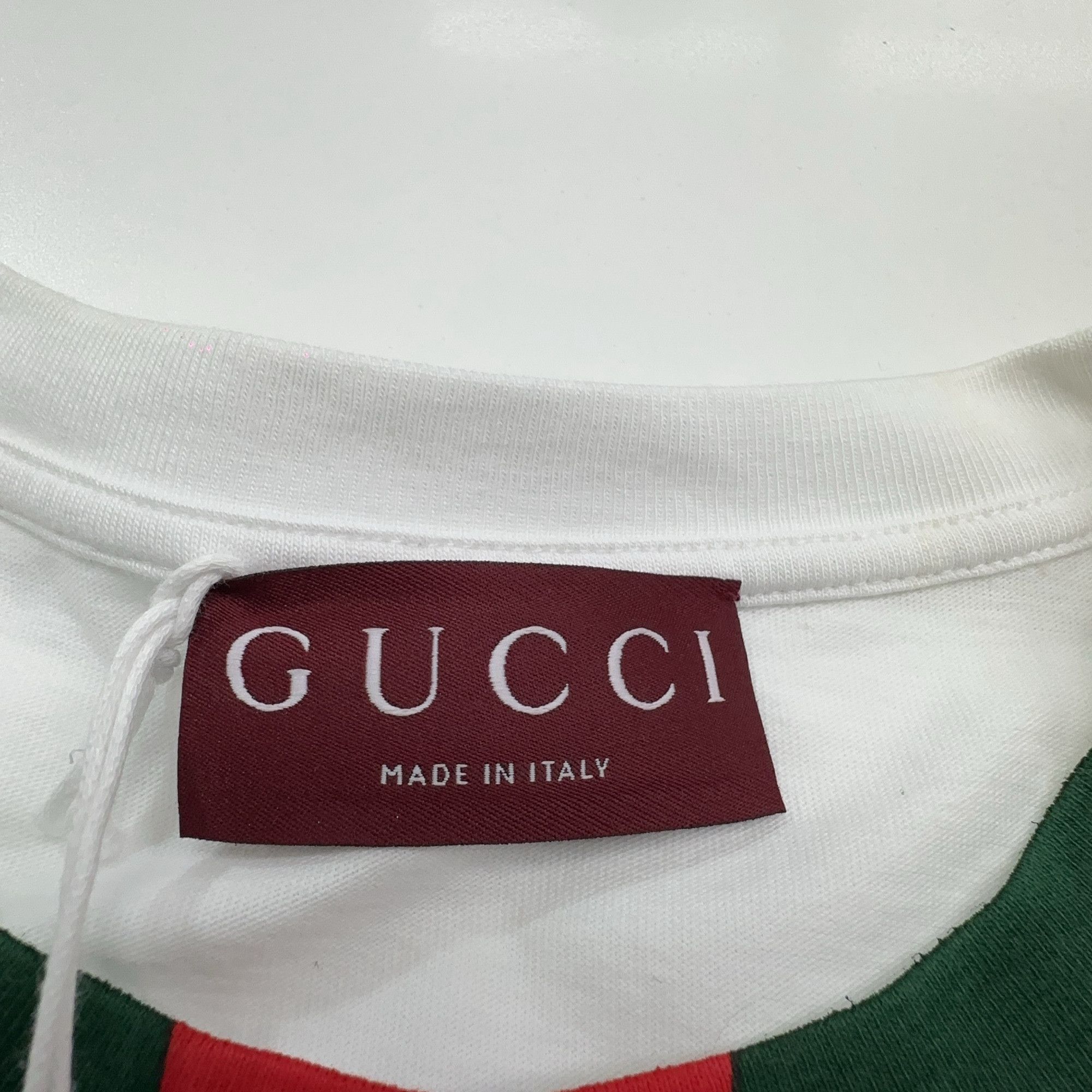 Gucci Gucci Web Logo T-Shirt Size XL Size US XL / EU 56 / 4 - 6 Thumbnail