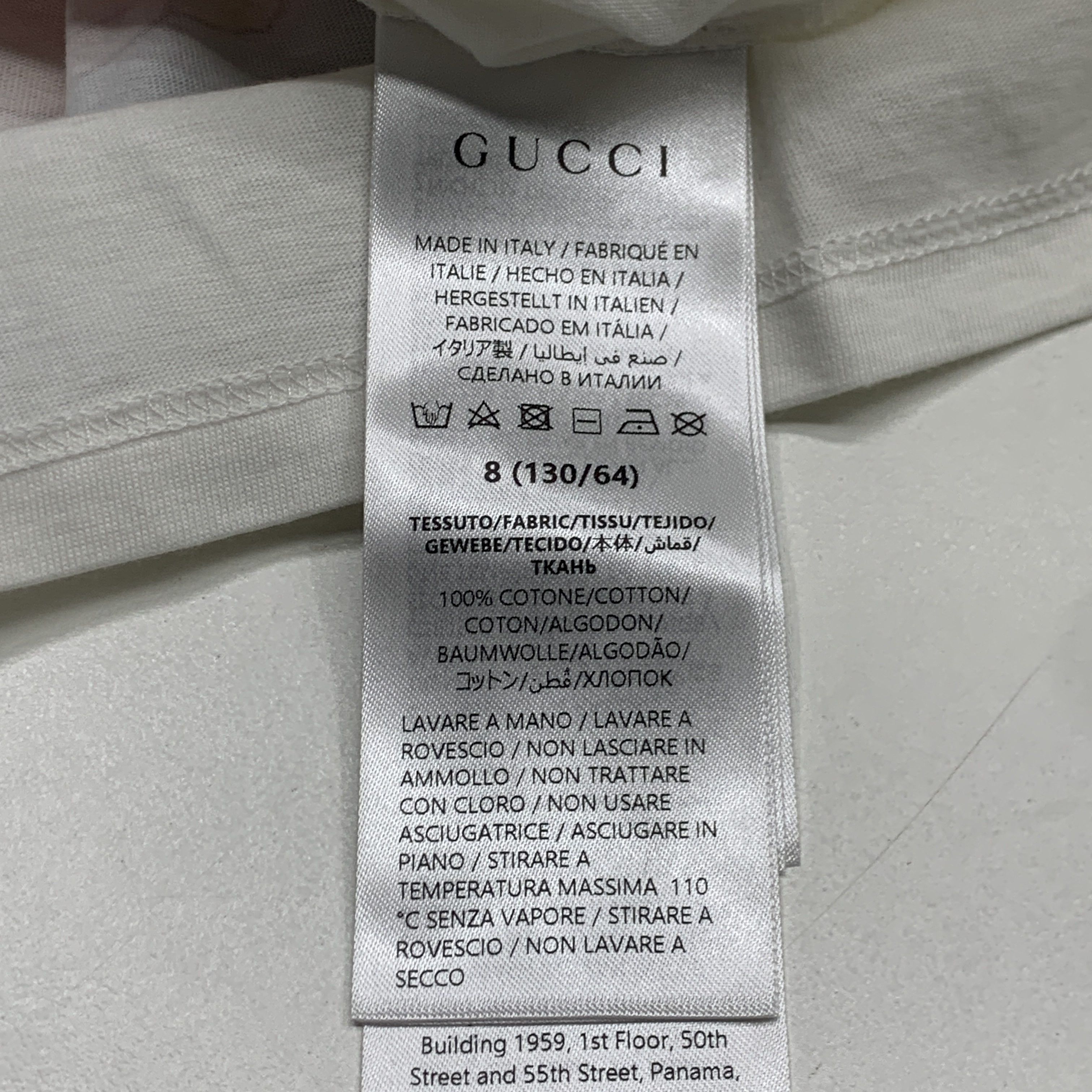 Gucci Gucci Cherry Logo Print T-Shirt Size 8 Size XXS / US 00 / IT 34 - 6 Thumbnail