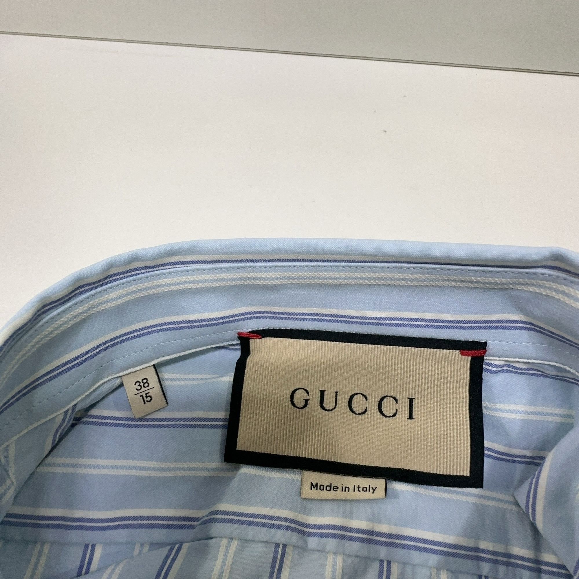 Gucci Gucci FW22 Striped Long Sleeve Button Up Shirt Size S Size US S / EU 44-46 / 1 - 4 Thumbnail
