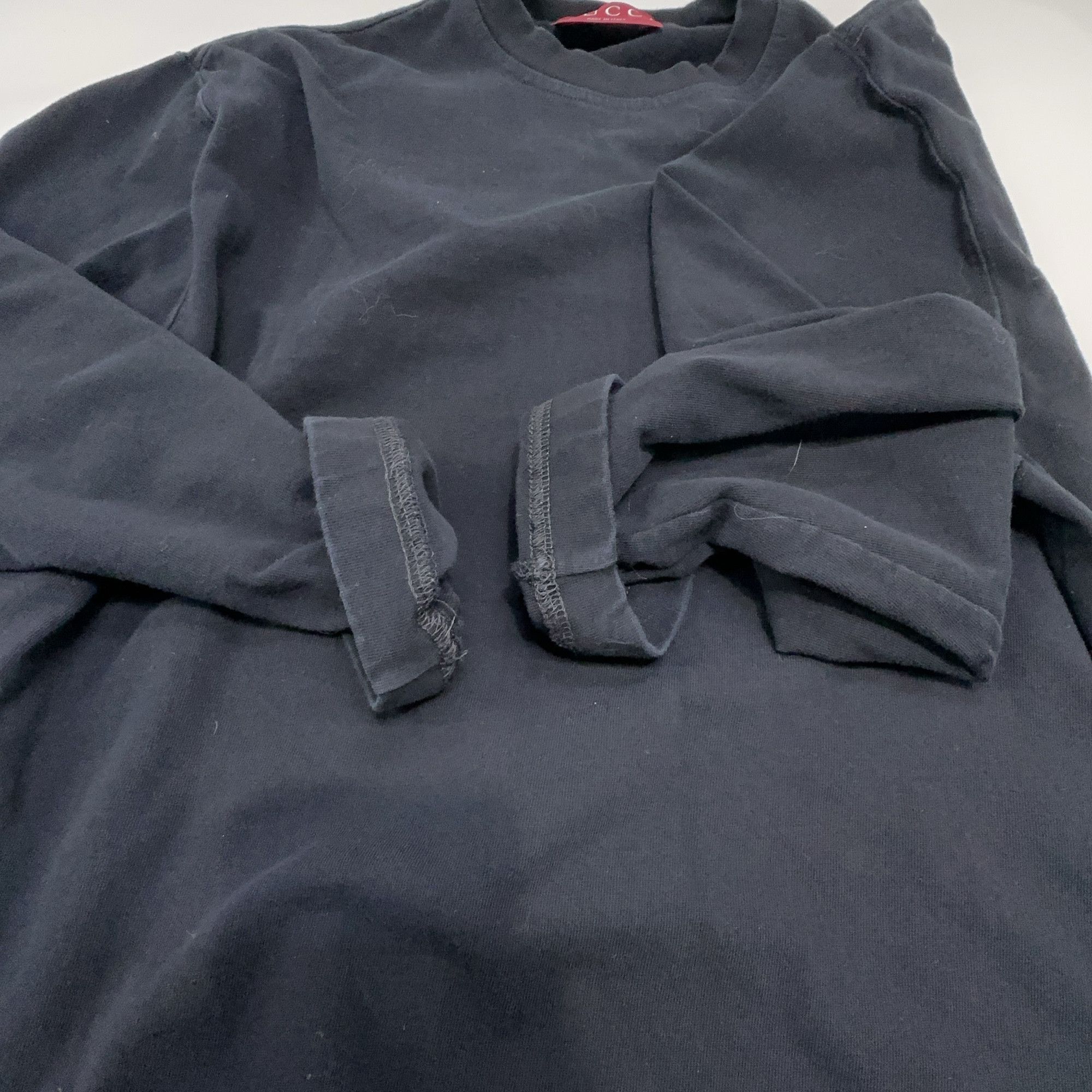 Gucci Gucci Solid Long Sleeve T-Shirt XS Size US XS / EU 42 / 0 - 8 Thumbnail