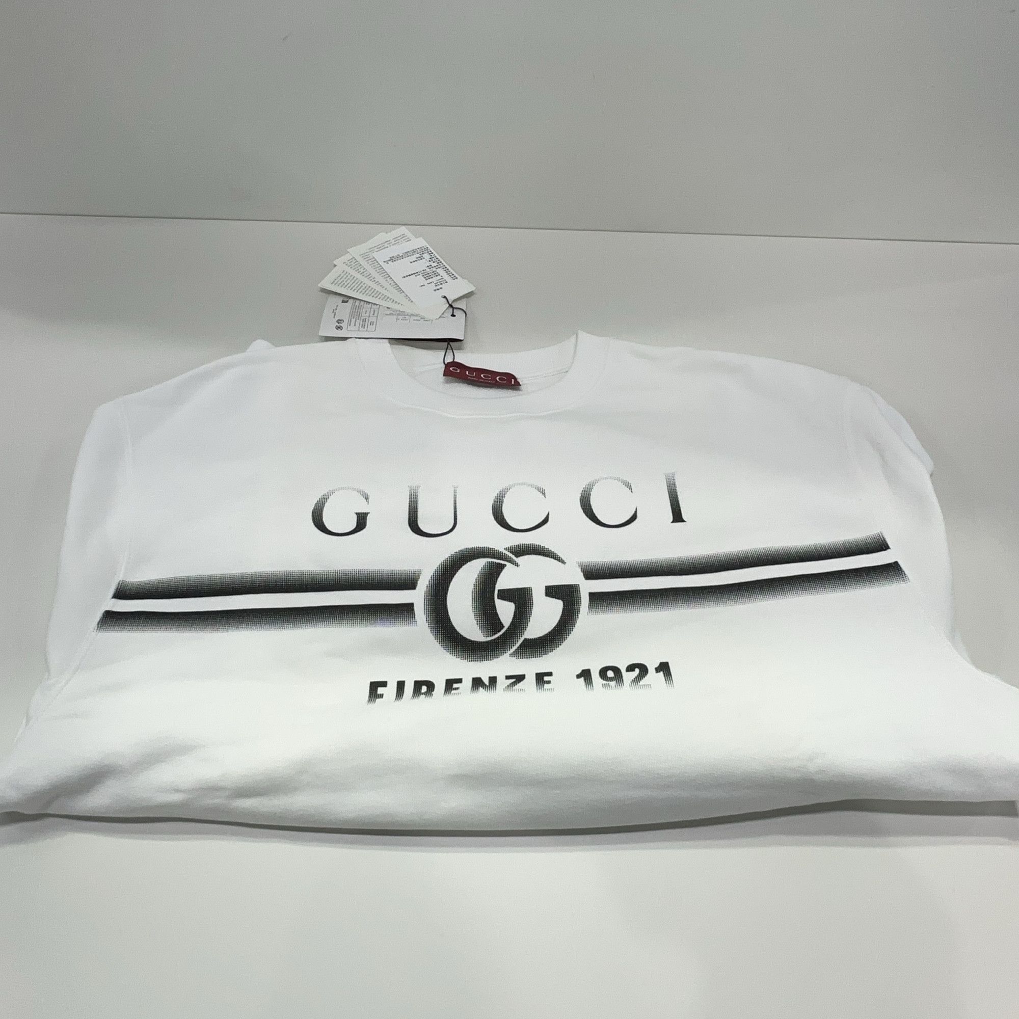 Gucci Gucci Lido Logo Print Crewneck Sweatshirt Size M Size US M / EU 48-50 / 2 - 9 Thumbnail
