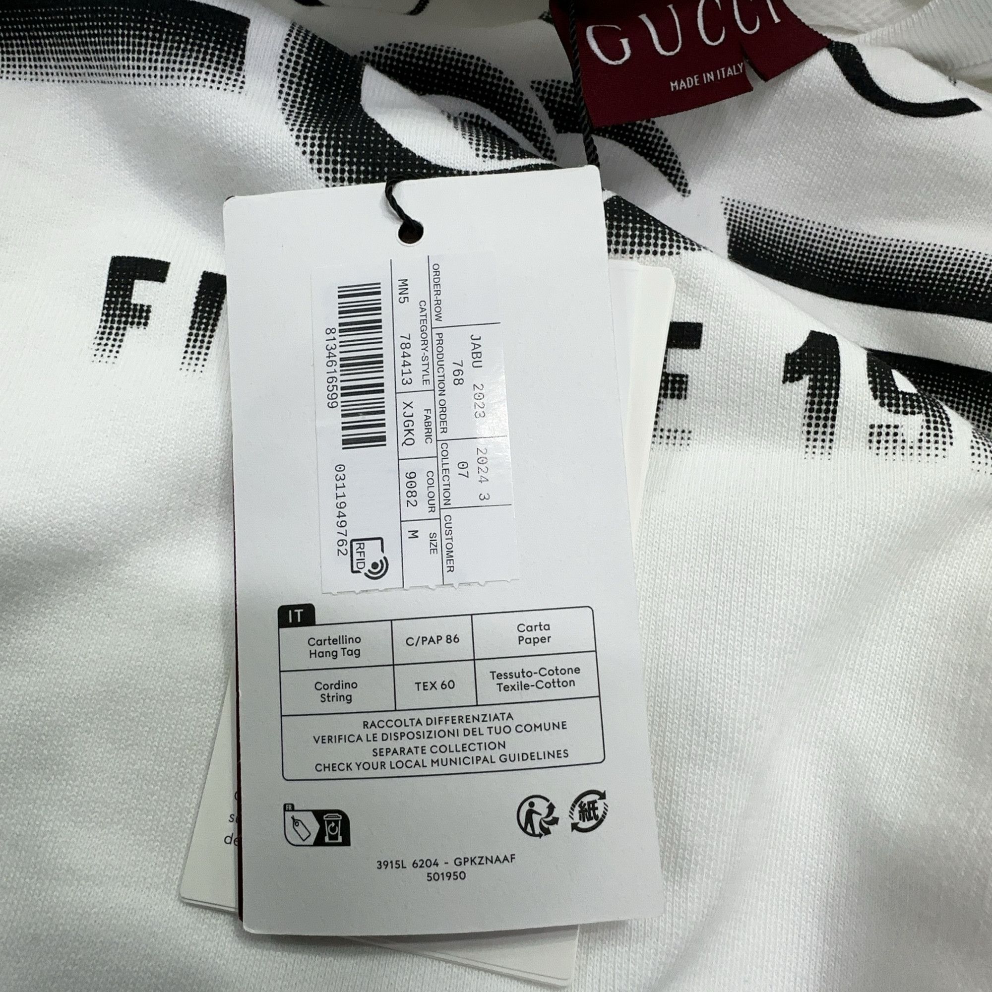 Gucci Gucci Lido Logo Print Crewneck Sweatshirt Size M Size US M / EU 48-50 / 2 - 5 Thumbnail