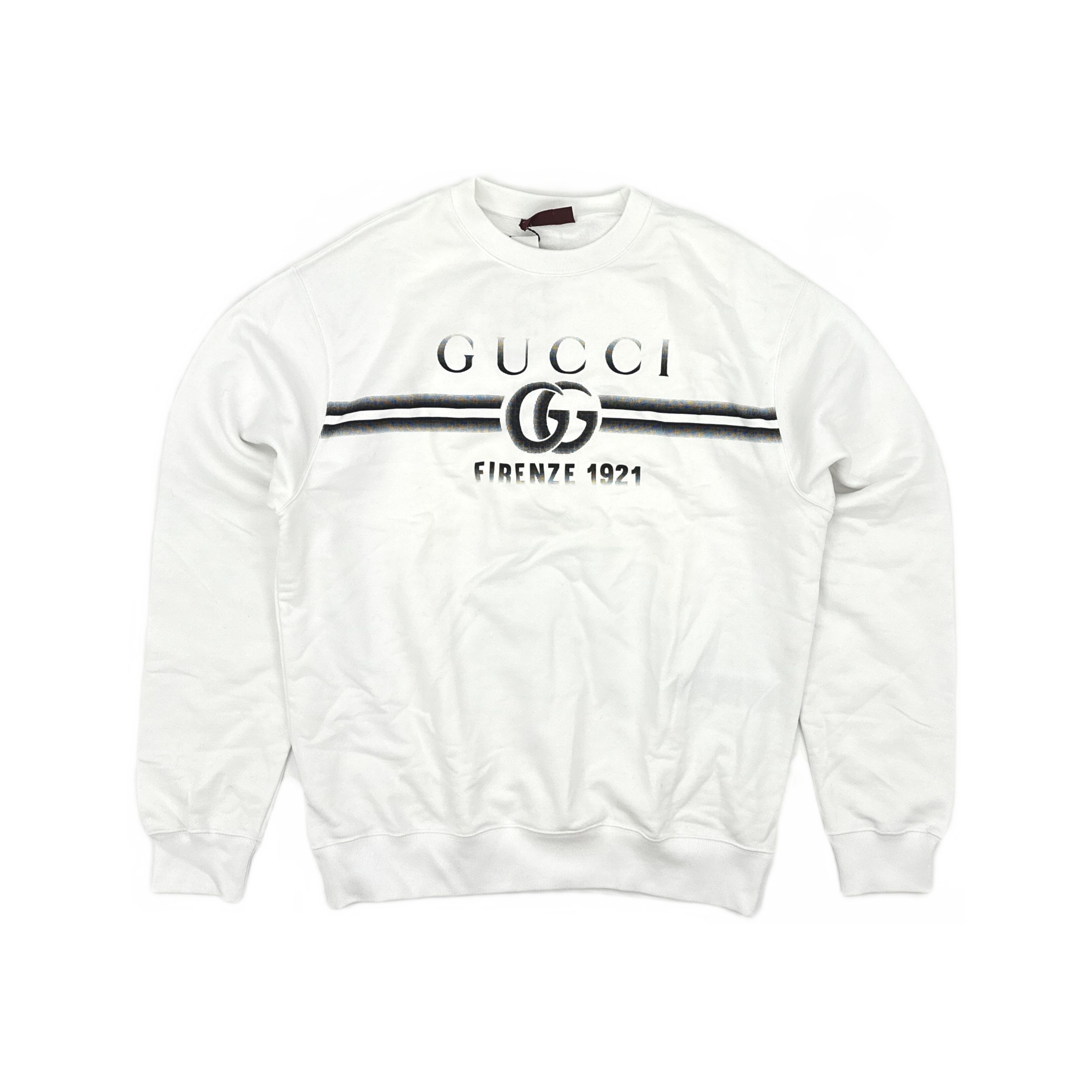 Gucci Gucci Lido Logo Print Crewneck Sweatshirt Size M Size US M / EU 48-50 / 2 - 2 Thumbnail