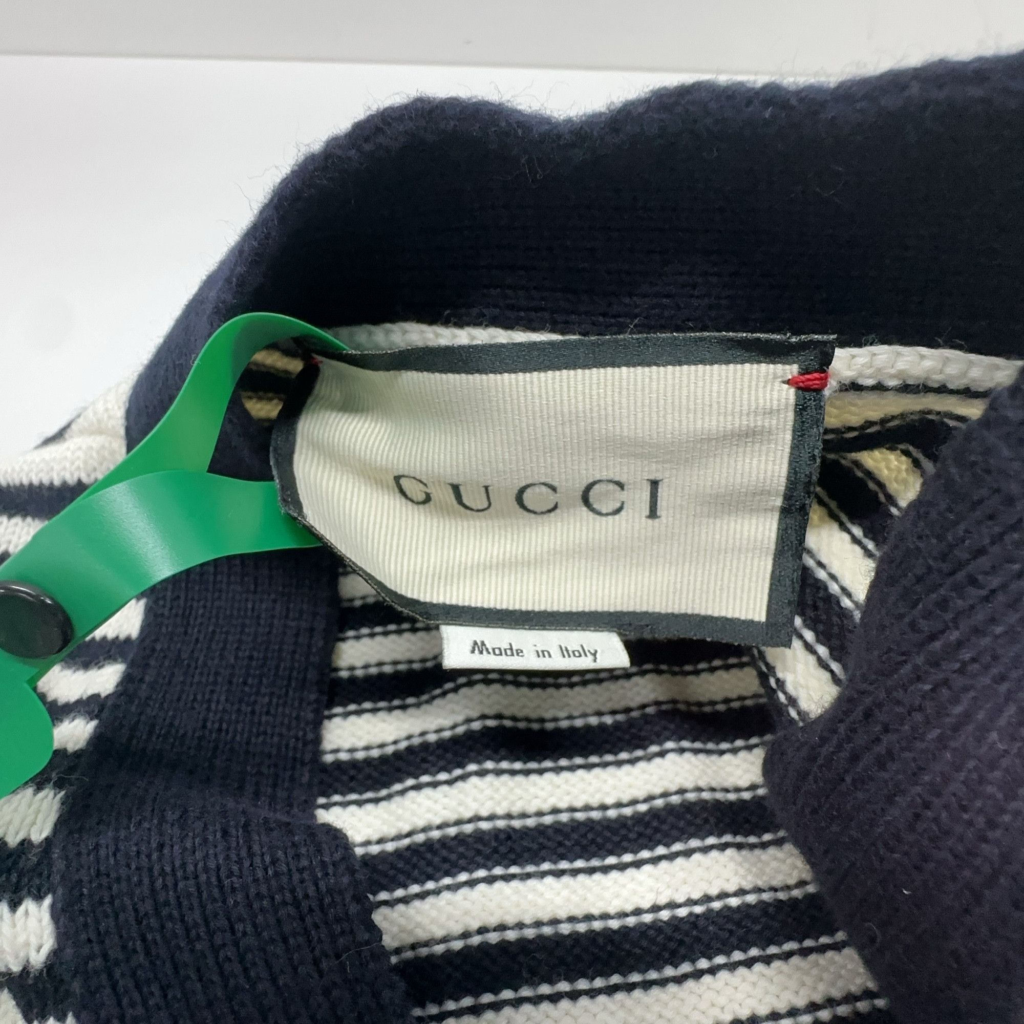 Gucci Gucci GG Logo Striped Knit Cardigan XXL Size US XXL / EU 58 / 5 - 4 Thumbnail