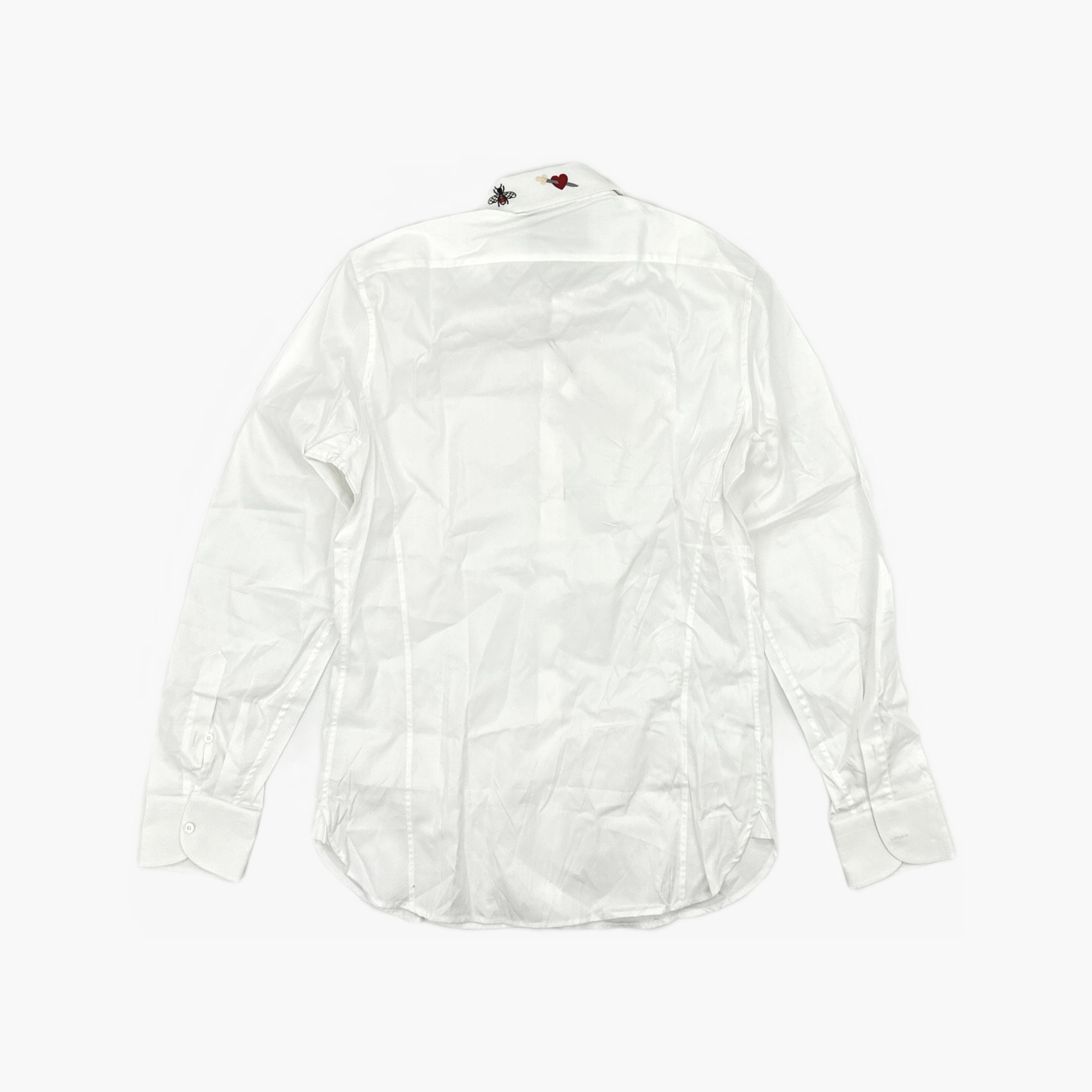 Gucci Gucci Embroidered Collar Cotton Shirt 15.5 Size US M / EU 48-50 / 2 - 3 Thumbnail