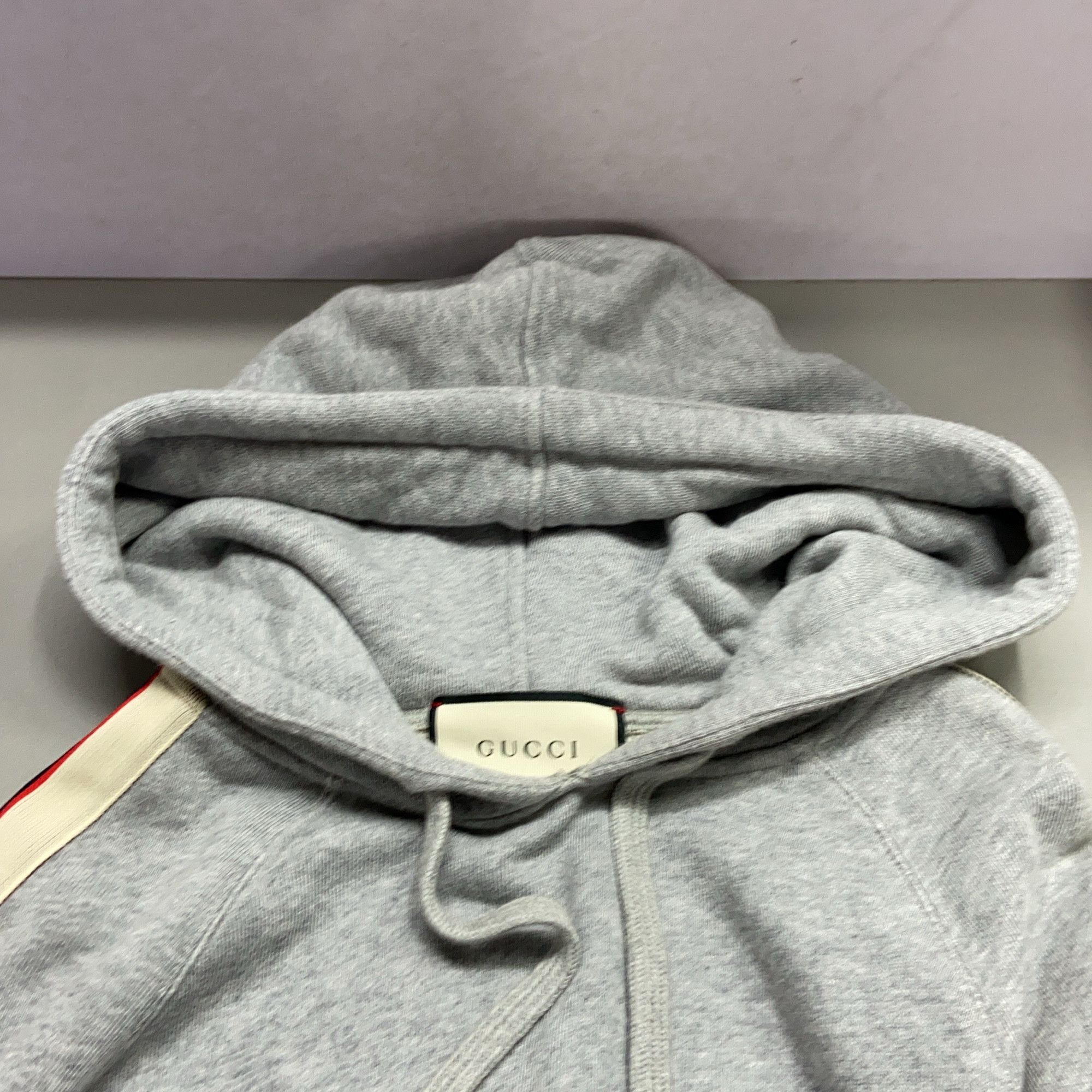 Gucci Gucci Side Stripe Logo Hoodie XS Size US XS / EU 42 / 0 - 9 Thumbnail