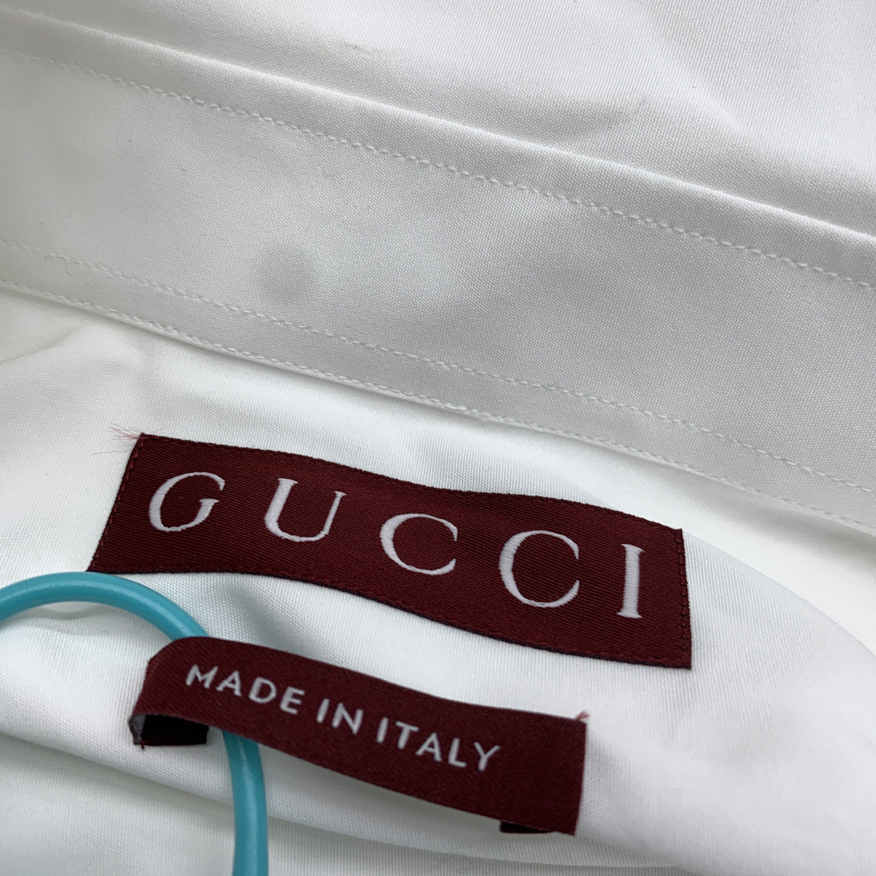 Gucci Gucci Logo Embroidery Short Sleeve Shirt 50 Size US M / EU 48-50 / 2 - 3 Thumbnail