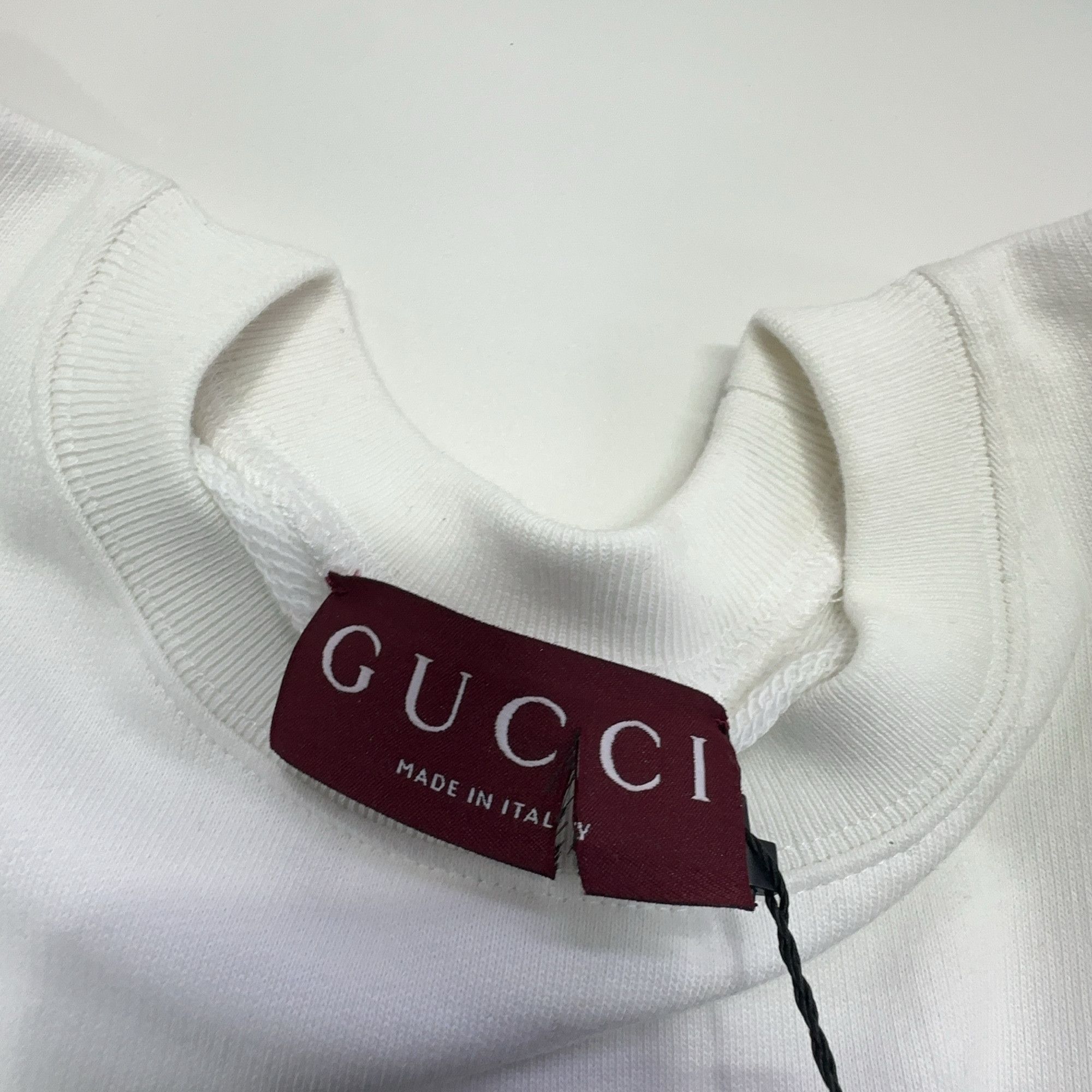 Gucci Gucci Graphic Logo Sweatshirt White Size S Size US S / EU 44-46 / 1 - 7 Thumbnail