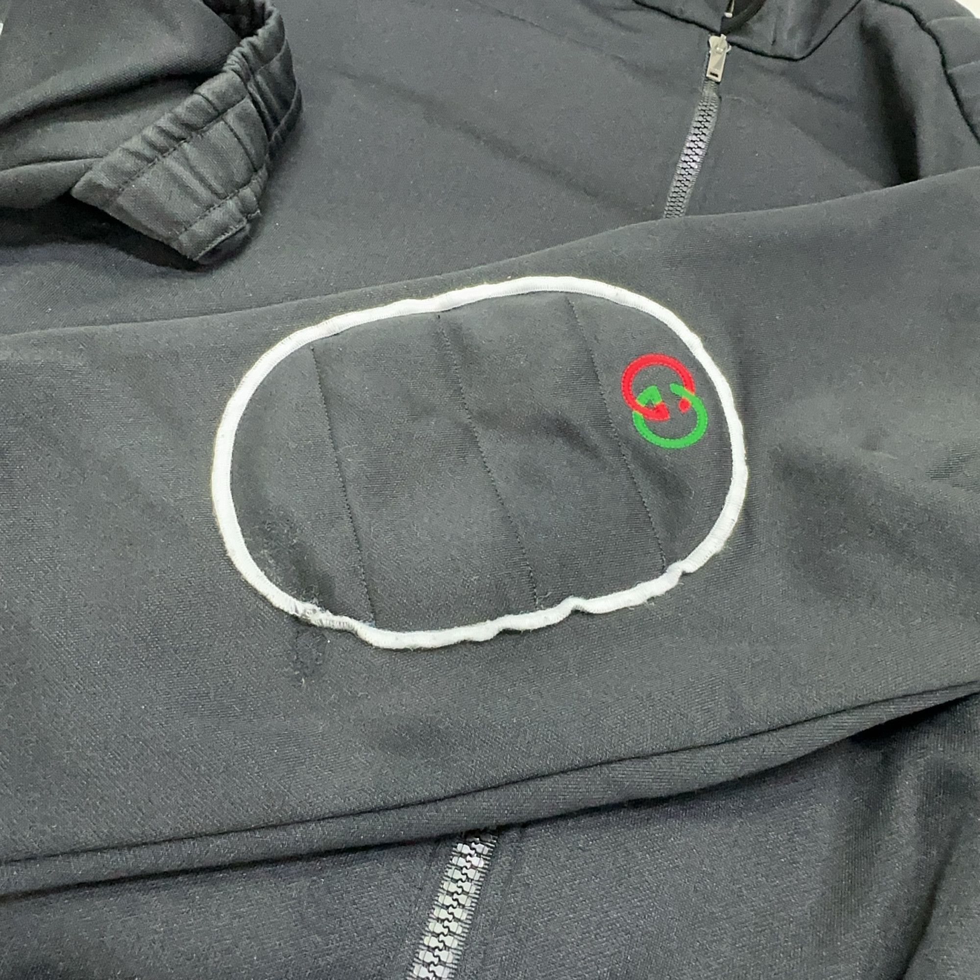 Gucci Gucci Interlocking G Elbow Patch Zip Hoodie M Size US M / EU 48-50 / 2 - 12 Thumbnail
