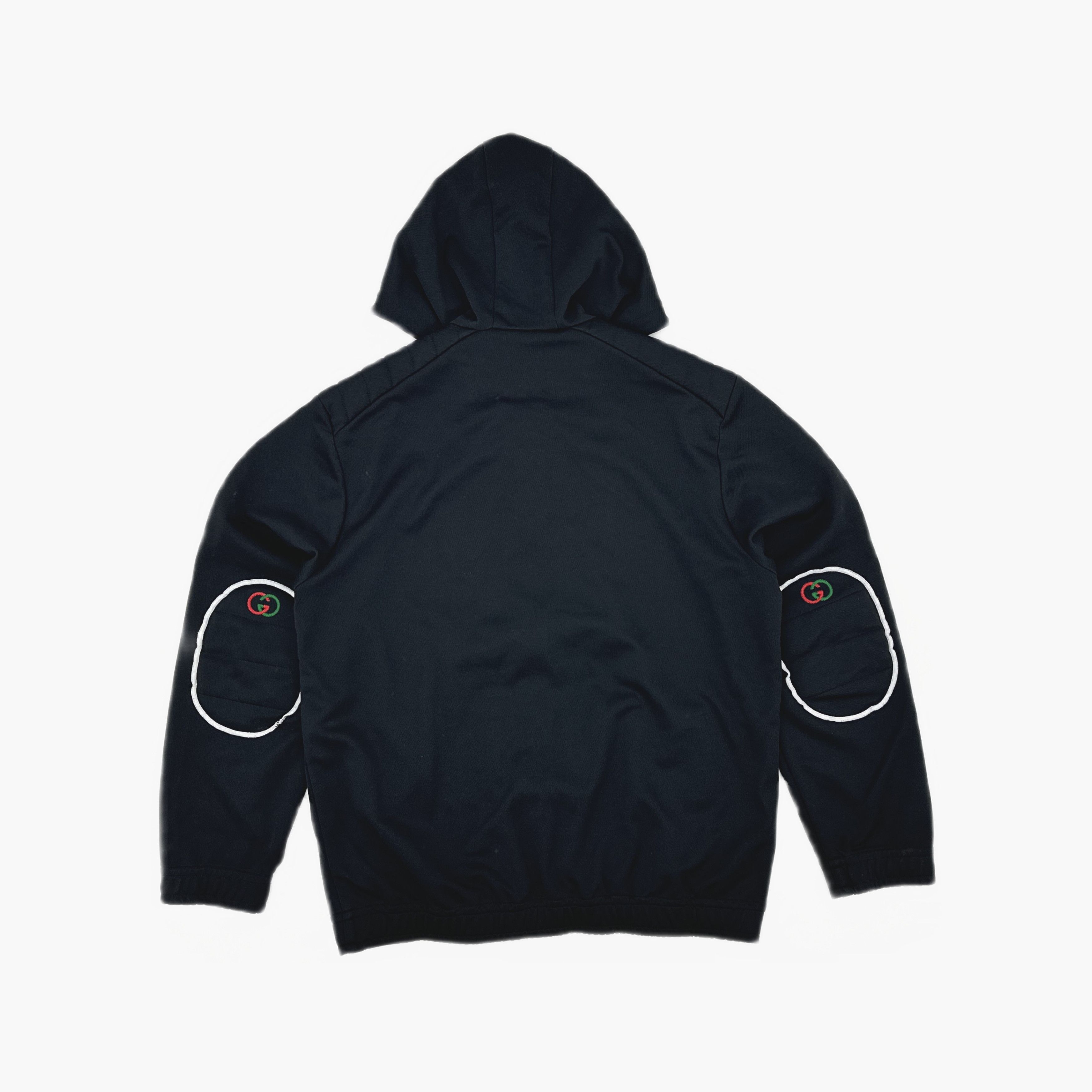 Gucci Gucci Interlocking G Elbow Patch Zip Hoodie M Size US M / EU 48-50 / 2 - 3 Thumbnail