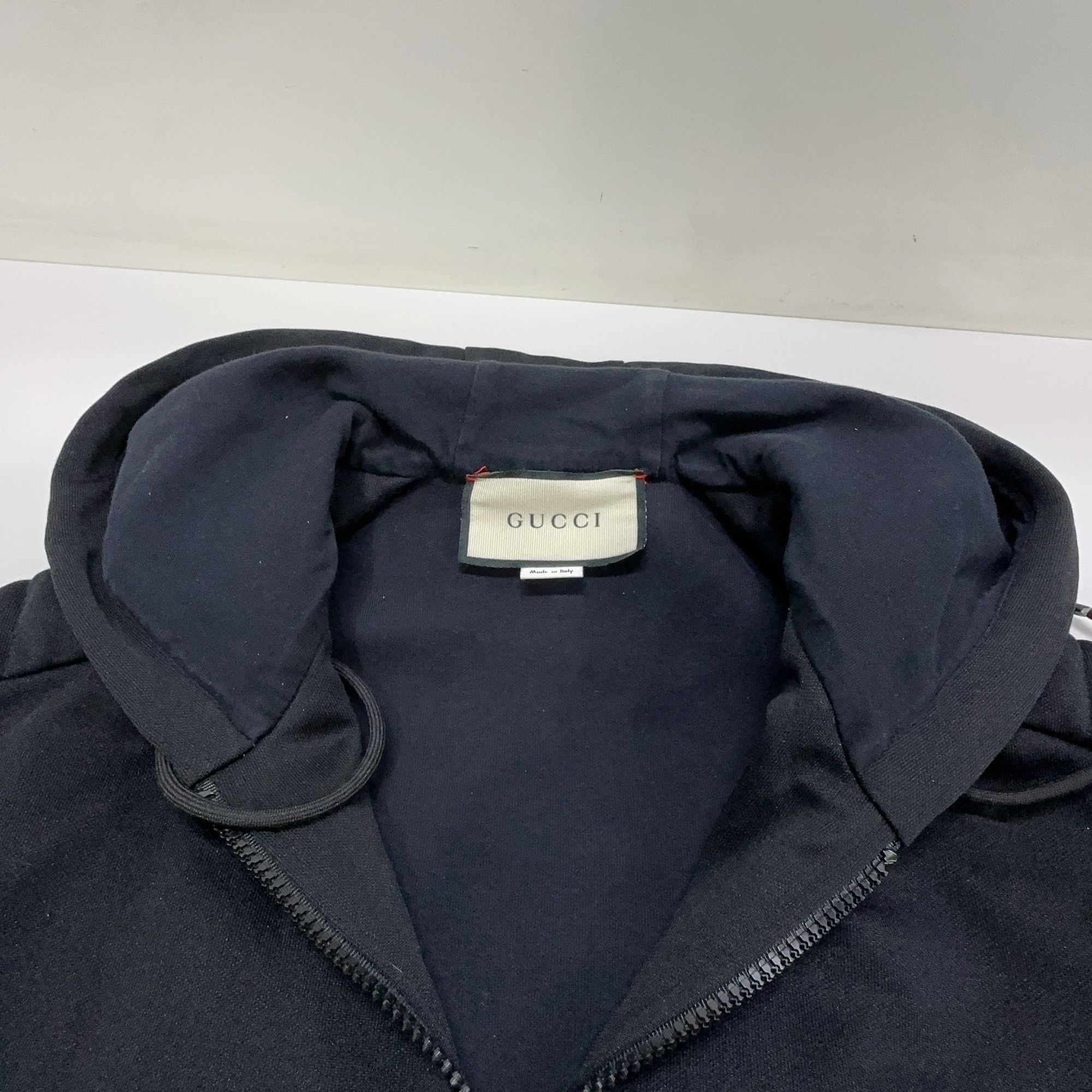 Gucci Gucci Interlocking G Elbow Patch Zip Hoodie M Size US M / EU 48-50 / 2 - 6 Thumbnail