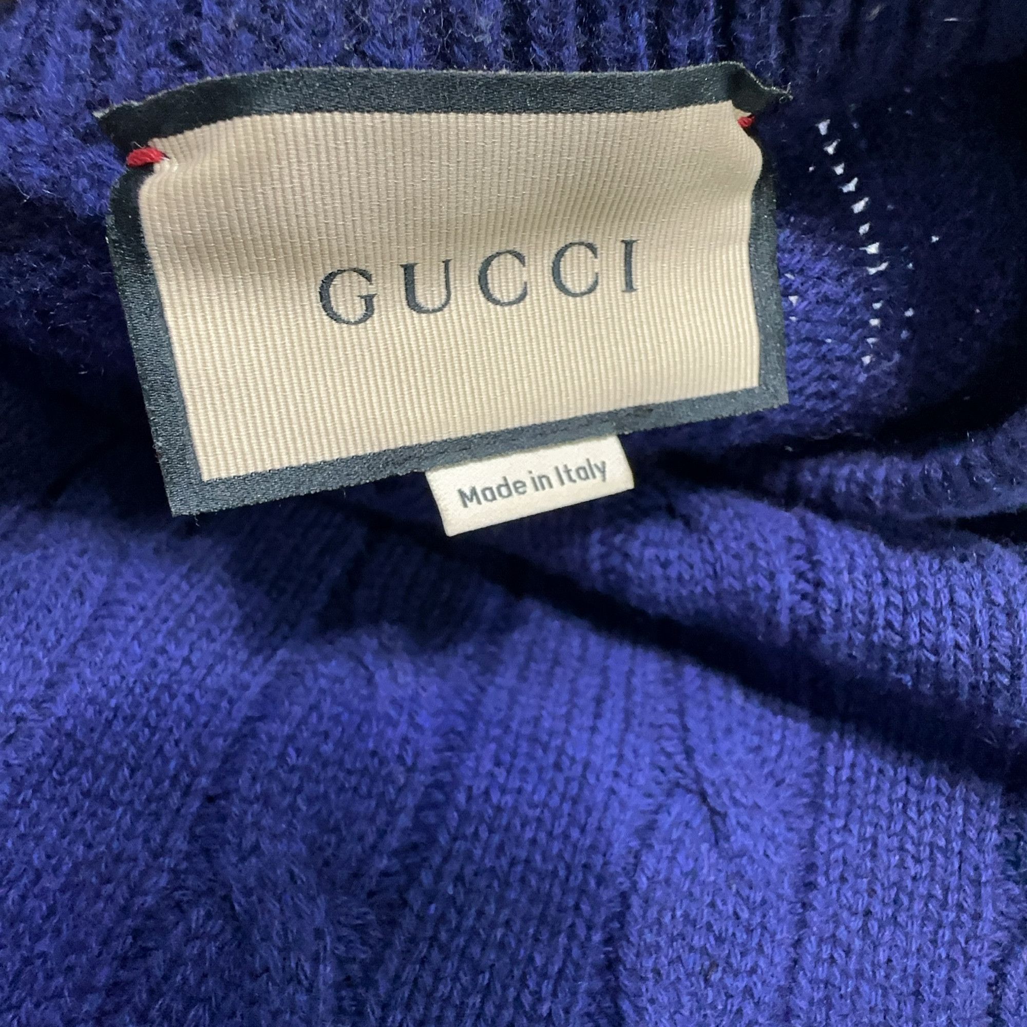 Gucci Gucci Web Cable Knit Cashmere Sweater XL Size US XL / EU 56 / 4 - 4 Thumbnail