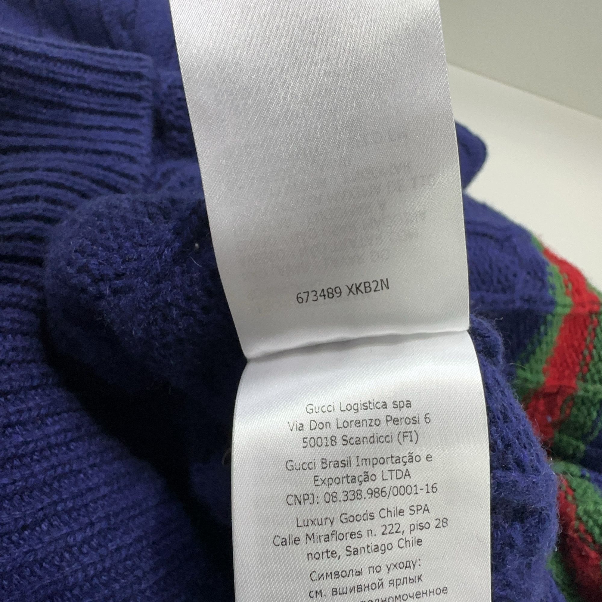 Gucci Gucci Web Cable Knit Cashmere Sweater XL Size US XL / EU 56 / 4 - 6 Thumbnail