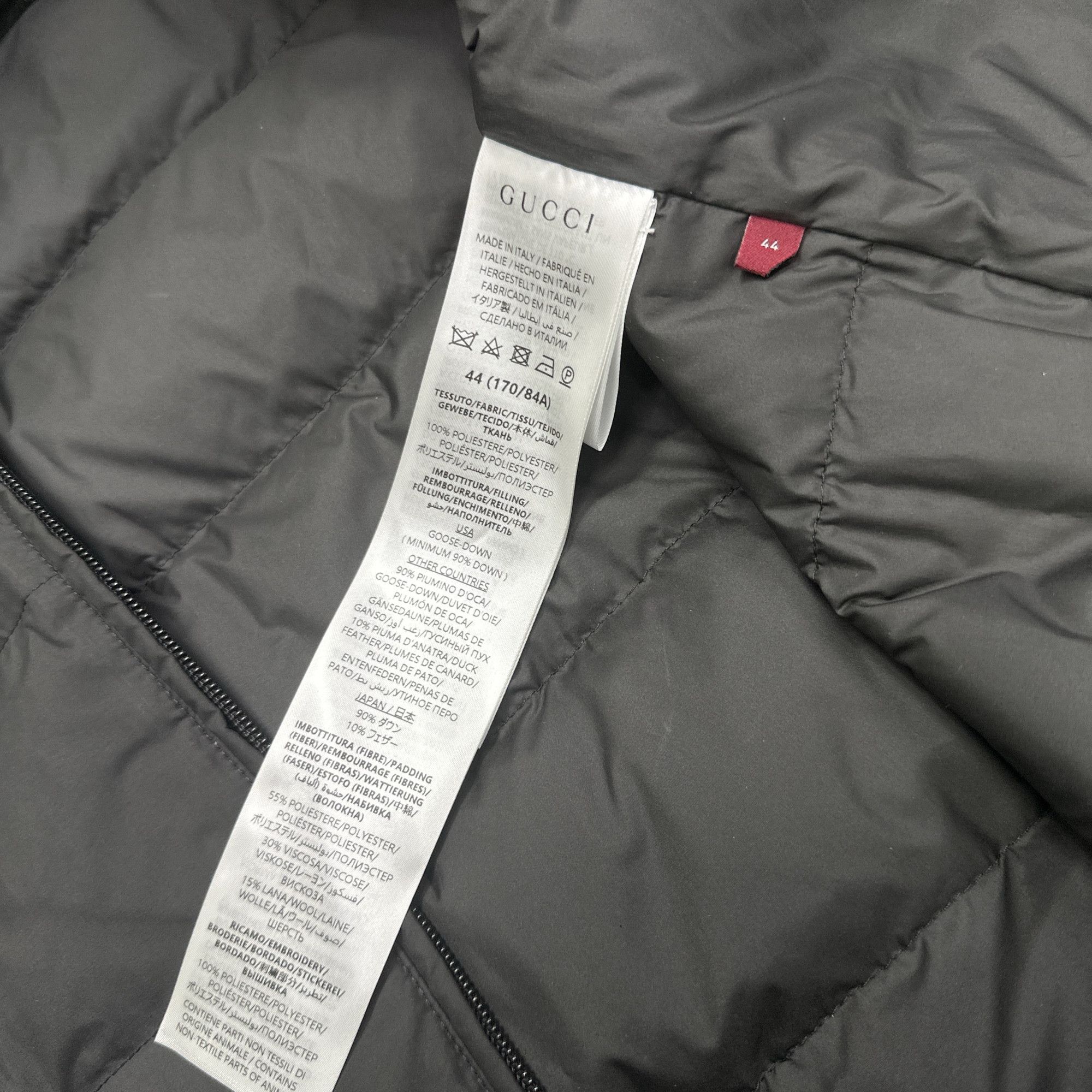 Gucci Gucci FW24 Black Down Puffer Jacket 44 Size US S / EU 44-46 / 1 - 5 Thumbnail