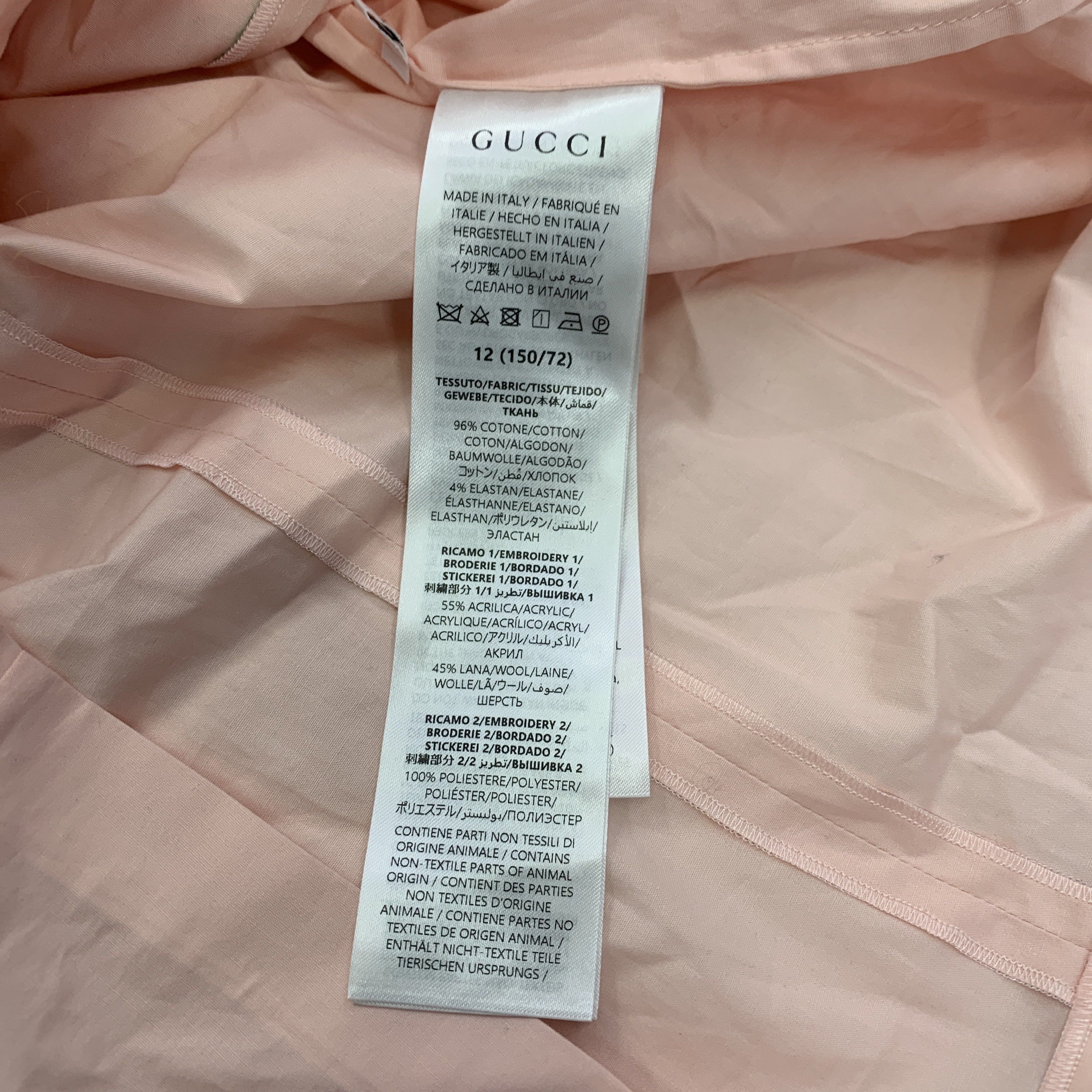 Gucci Gucci Embroidered Cotton Dress 12Y Size XS / US 0-2 / IT 36-38 - 4 Thumbnail
