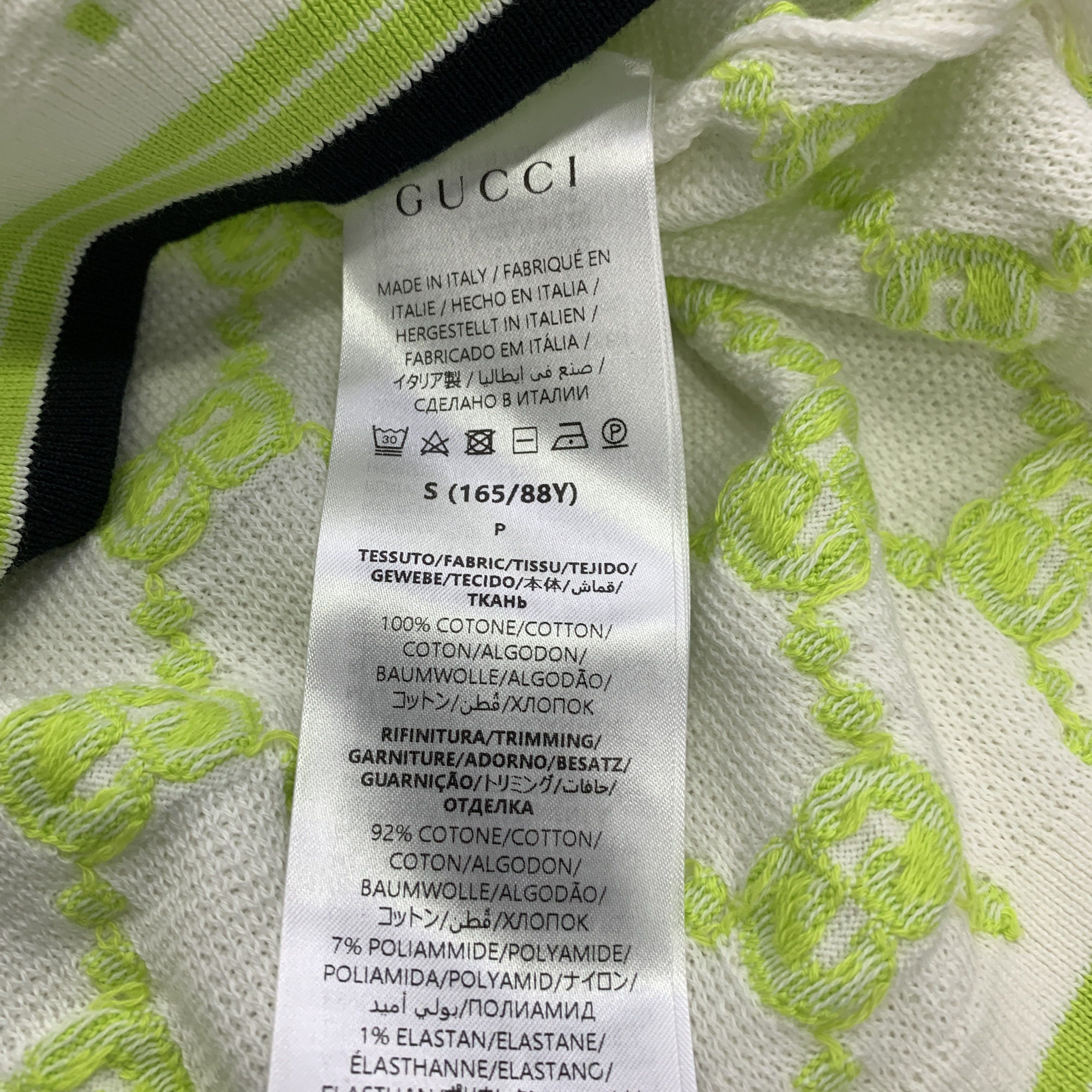 Gucci Gucci GG Logo Intarsia Knit Polo Shirt Size S Size S / US 4 / IT 40 - 4 Thumbnail
