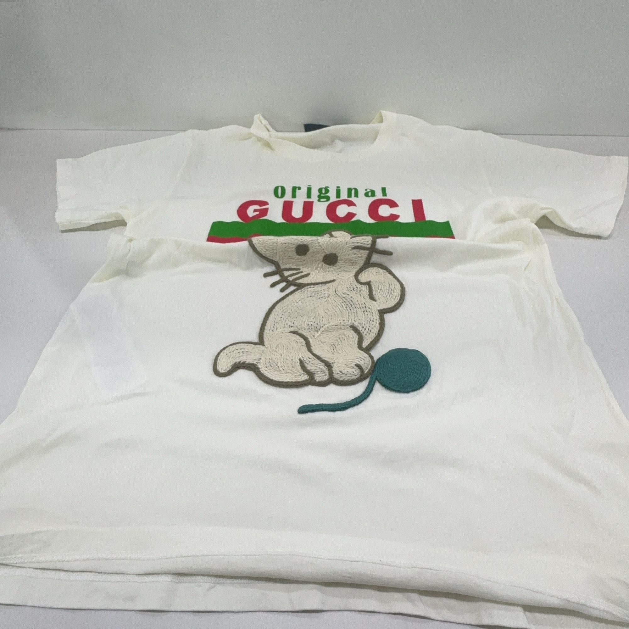 Gucci Gucci Cat Graphic Logo T-Shirt XS Size XS / US 0-2 / IT 36-38 - 8 Thumbnail