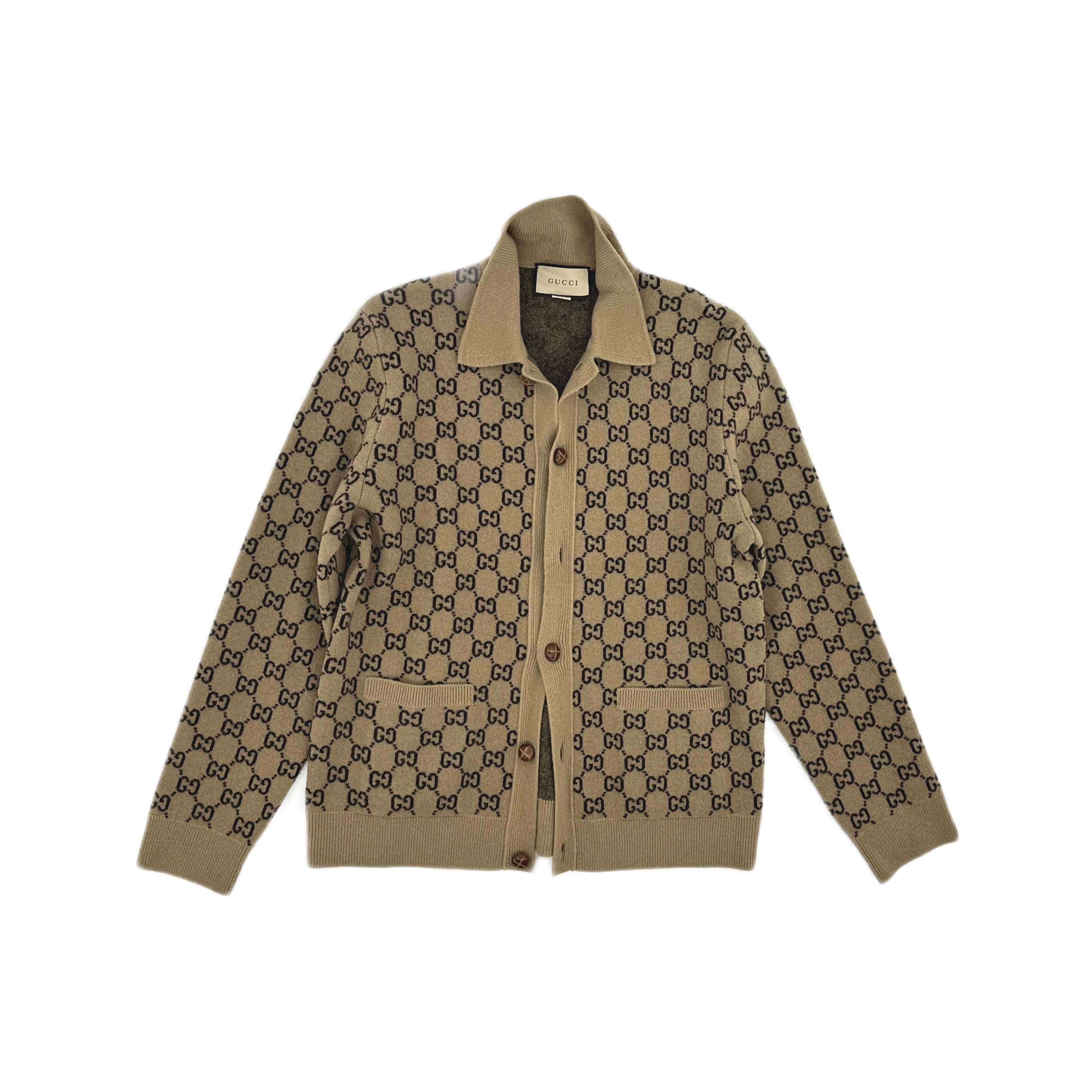 Gucci Gucci GG Monogram Cardigan Size L Size US L / EU 52-54 / 3 - 2 Thumbnail
