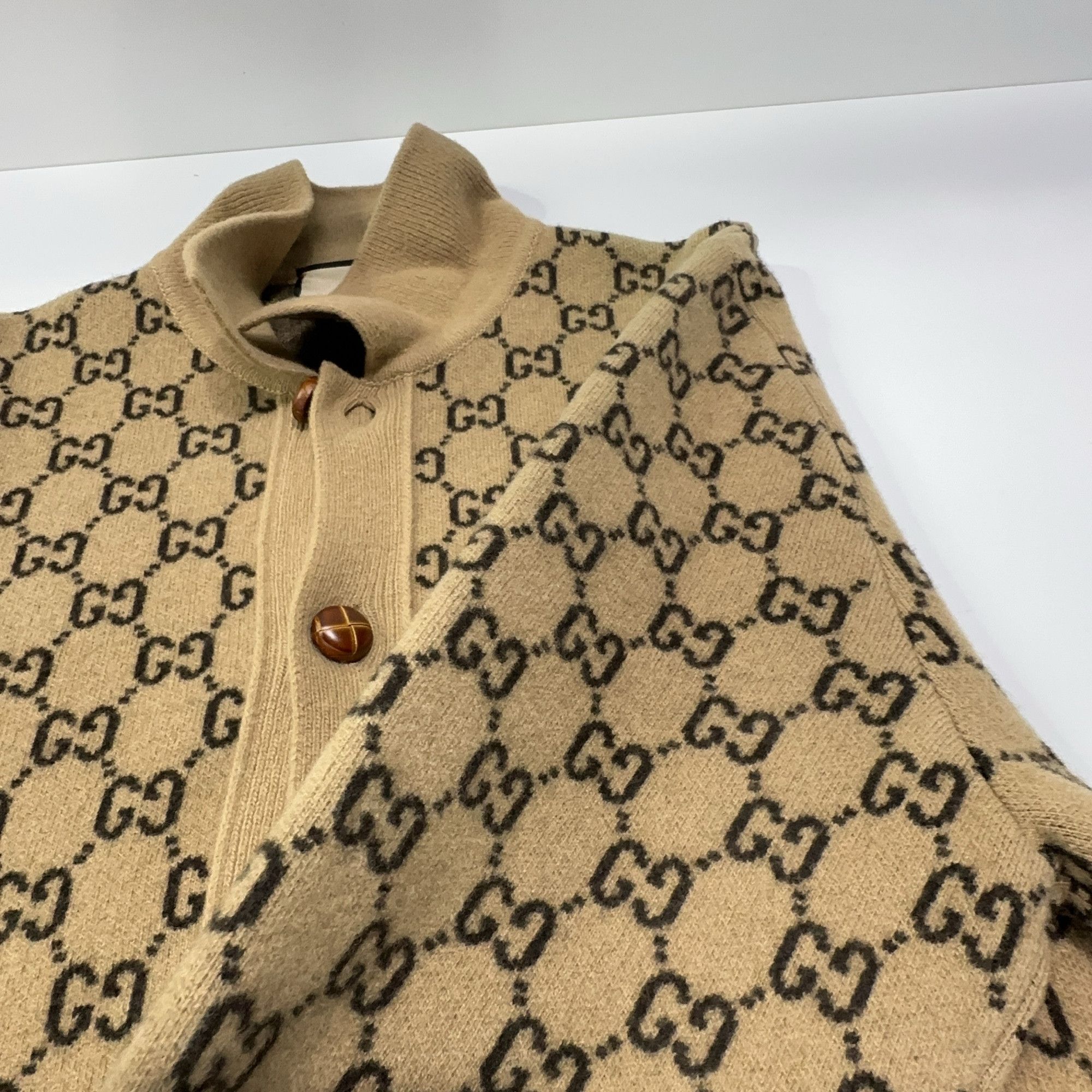 Gucci Gucci GG Monogram Cardigan Size L Size US L / EU 52-54 / 3 - 9 Thumbnail
