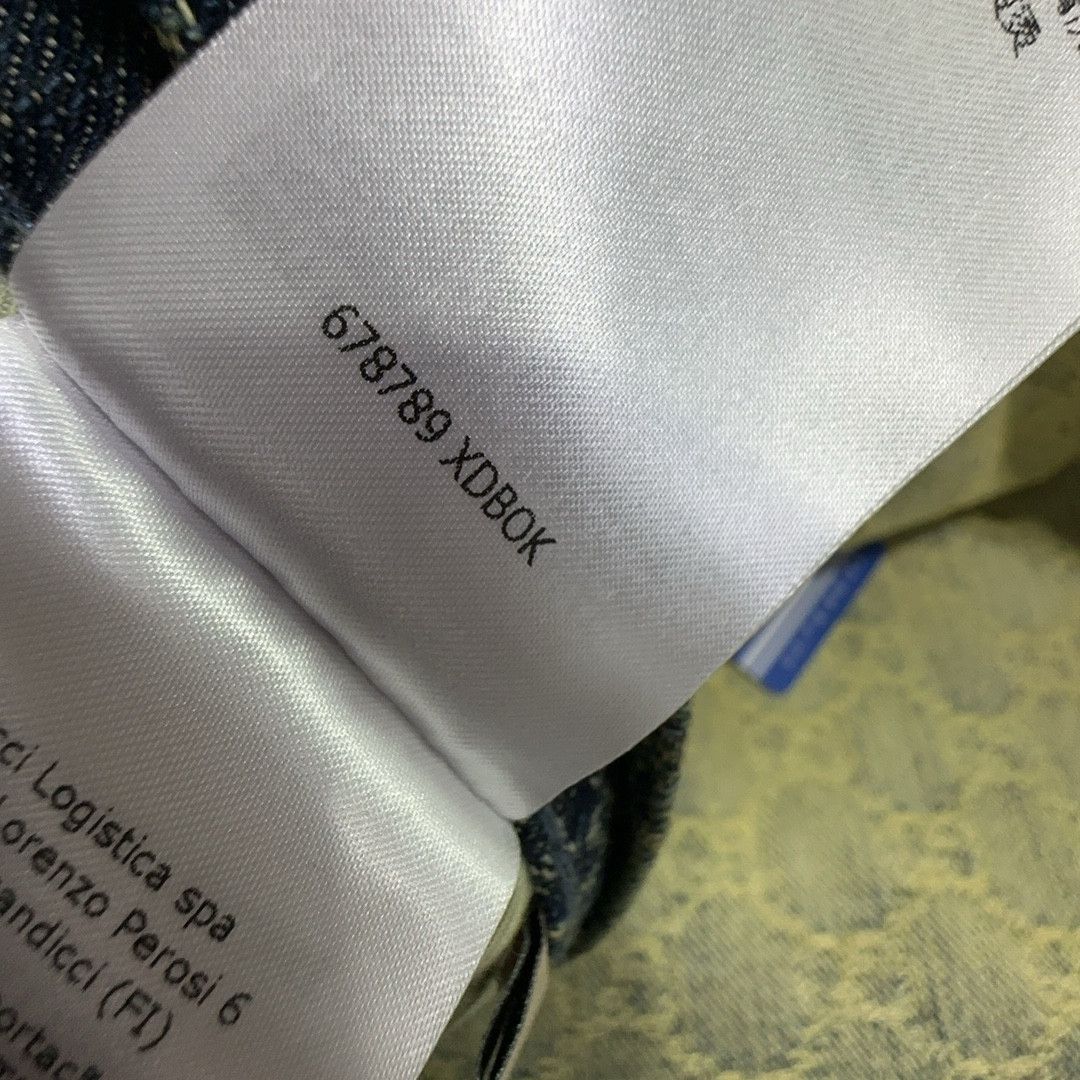 Gucci Gucci GG Monogram Denim Mini Skirt Size 42 Size 28" / US 6 / IT 42 - 4 Thumbnail