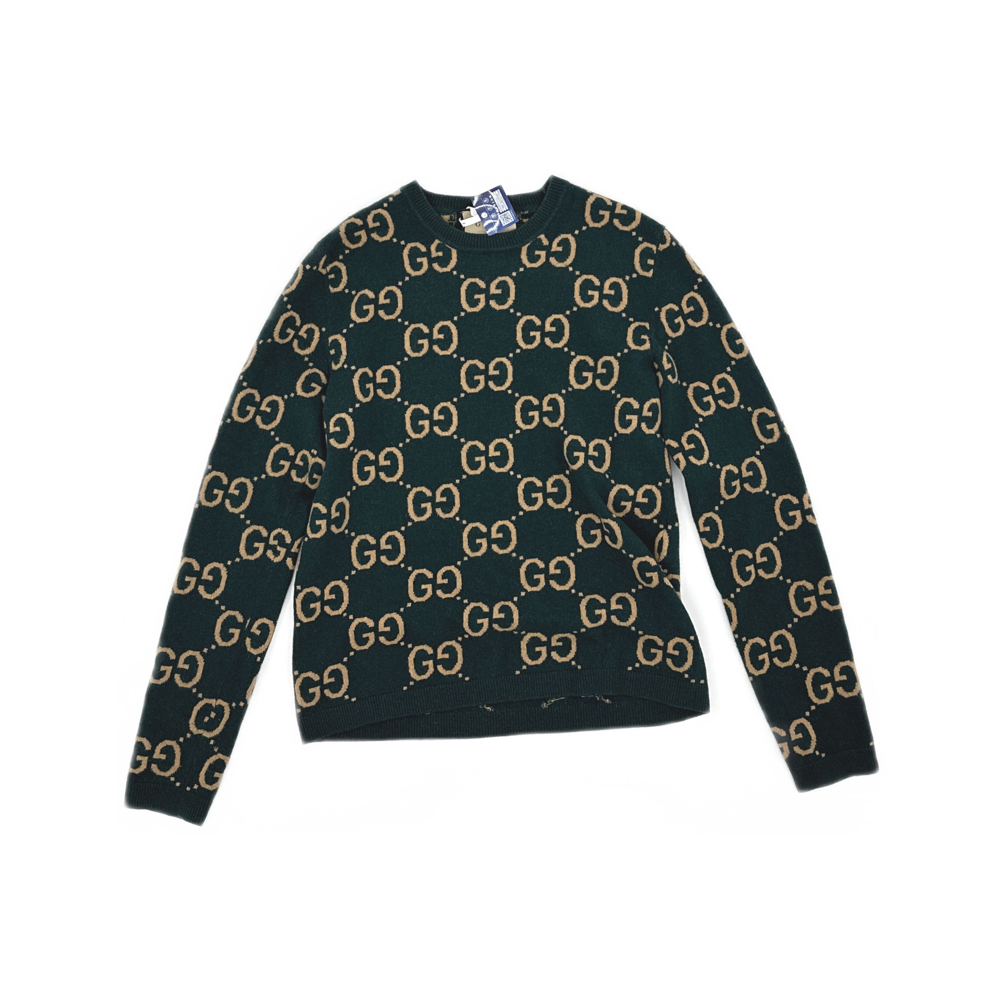Gucci Gucci GG Jacquard Wool Sweater XS Size US XS / EU 42 / 0 - 2 Thumbnail