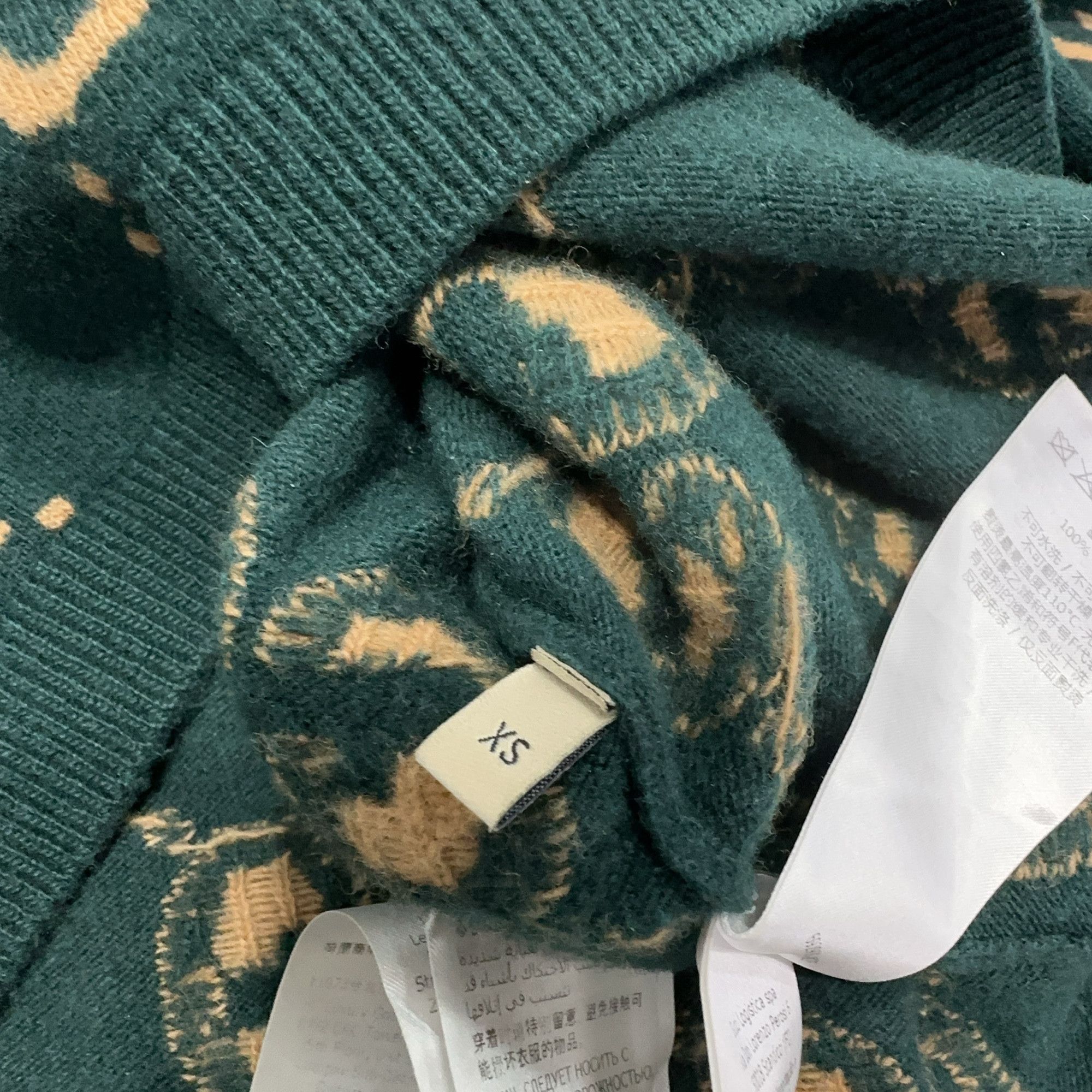 Gucci Gucci GG Jacquard Wool Sweater XS Size US XS / EU 42 / 0 - 5 Thumbnail