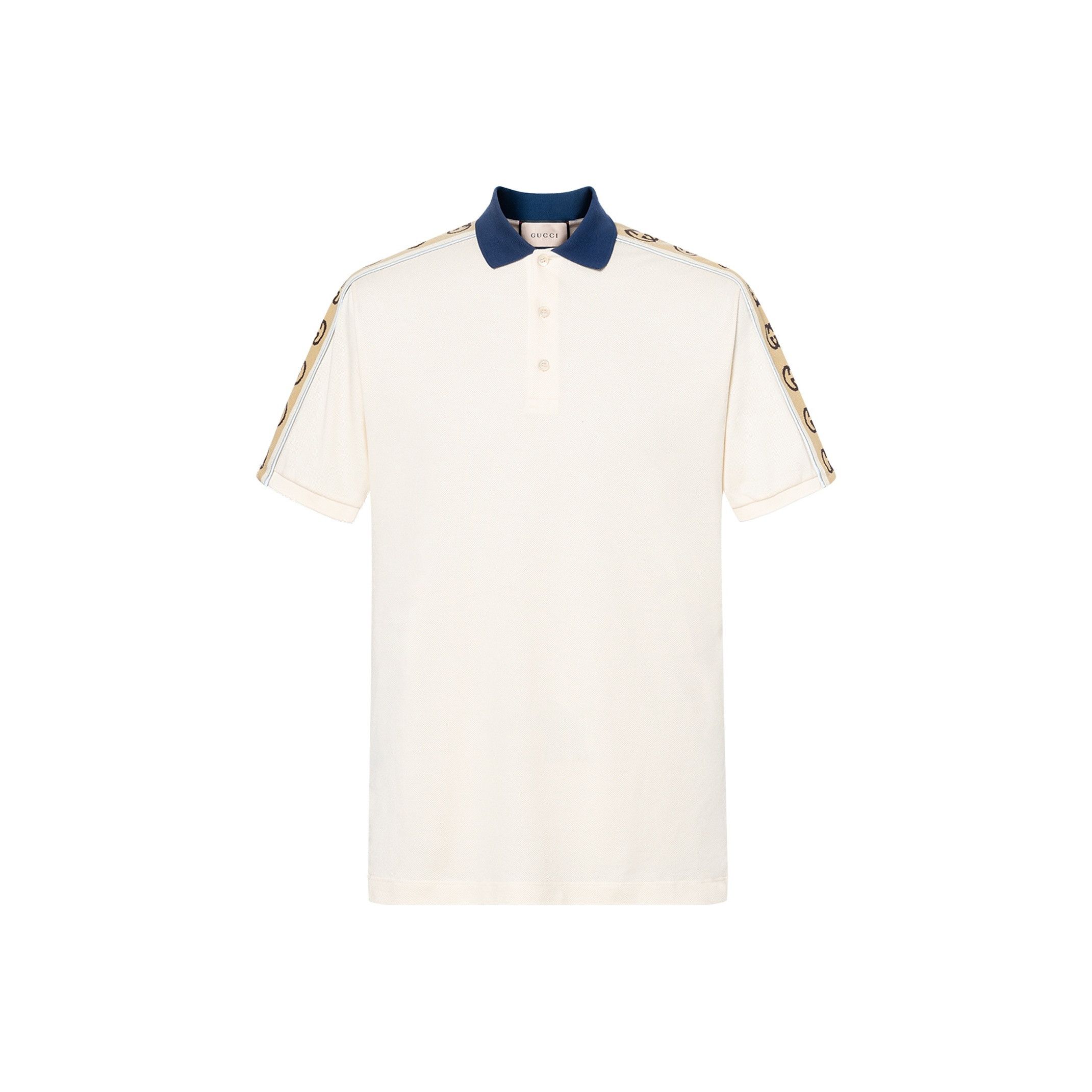 Gucci Gucci Interlocking G Stripe Polo Shirt L Size US L / EU 52-54 / 3 - 2 Thumbnail