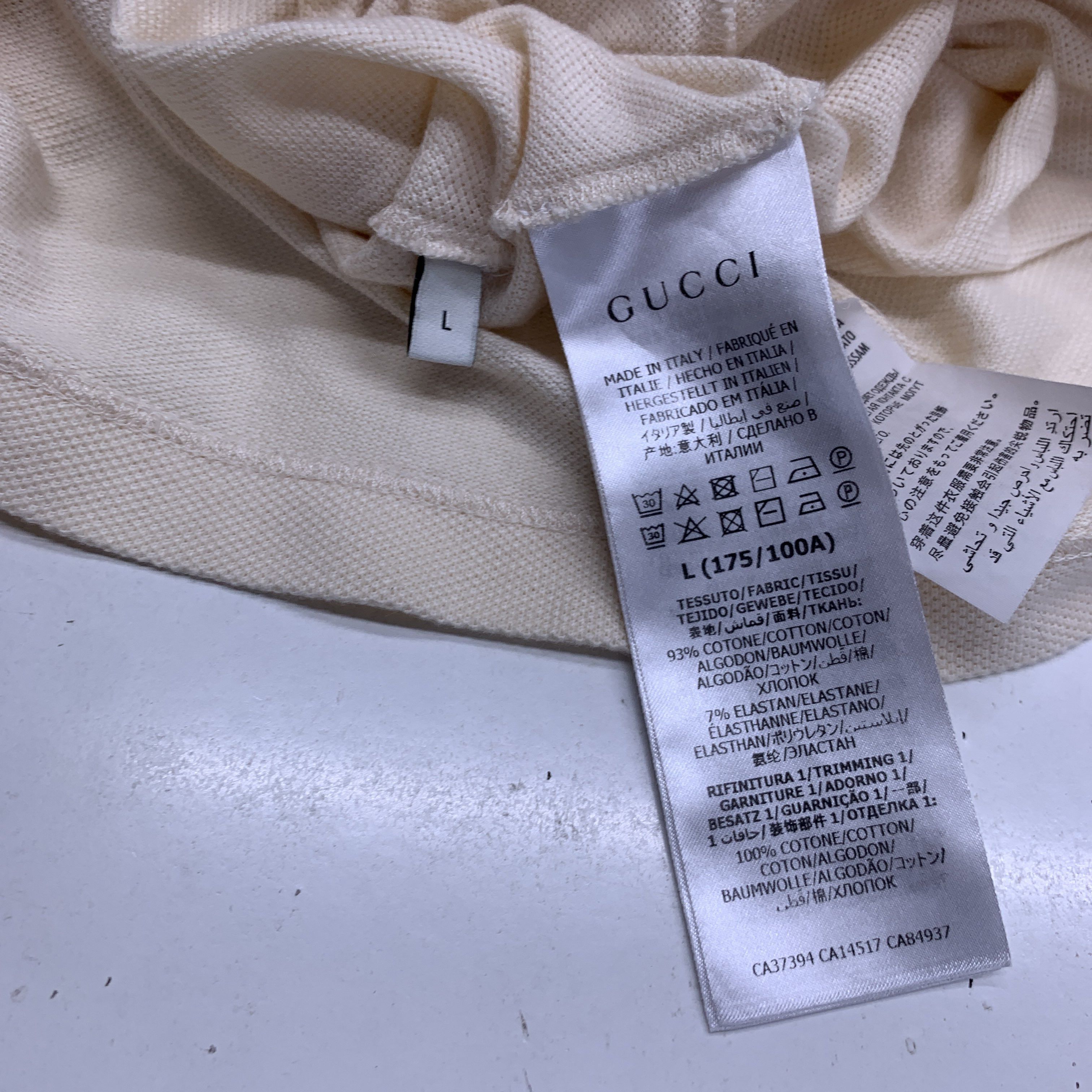 Gucci Gucci Interlocking G Stripe Polo Shirt L Size US L / EU 52-54 / 3 - 4 Thumbnail