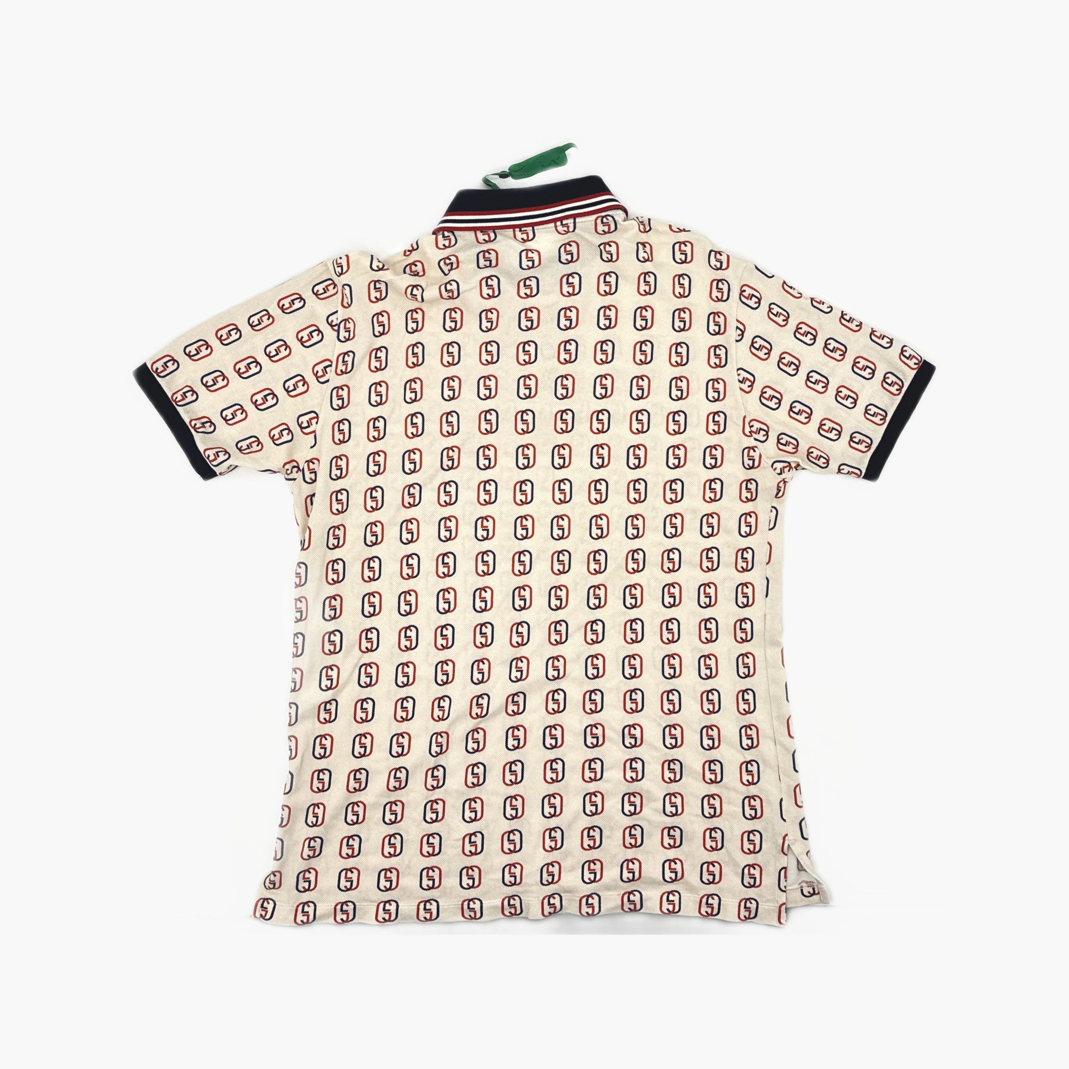 Gucci Gucci Logo Print Polo Shirt Size M Size US M / EU 48-50 / 2 - 3 Thumbnail