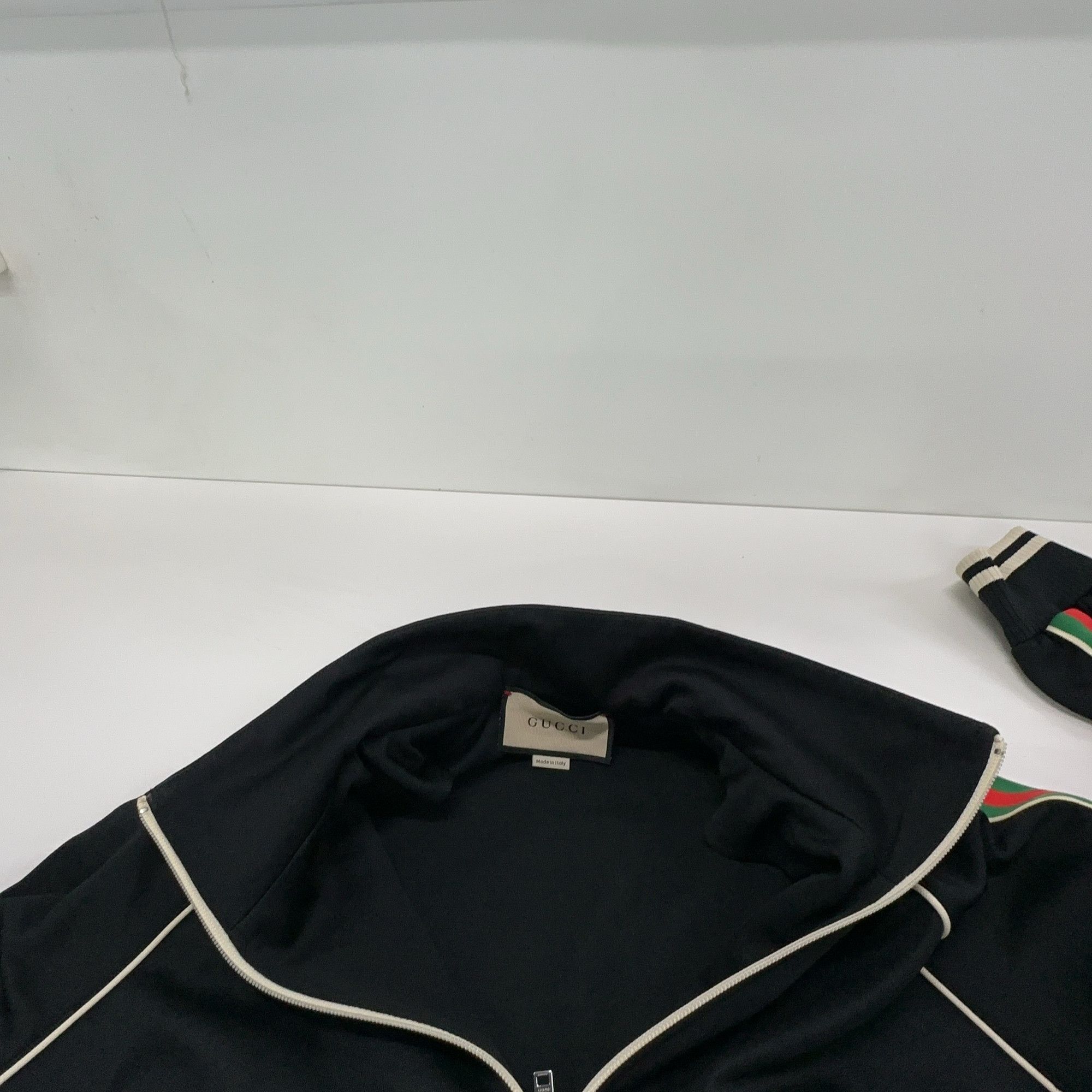 Gucci Gucci Web Stripe Logo Track Jacket XXXL Size US XXL / EU 58 / 5 - 7 Thumbnail