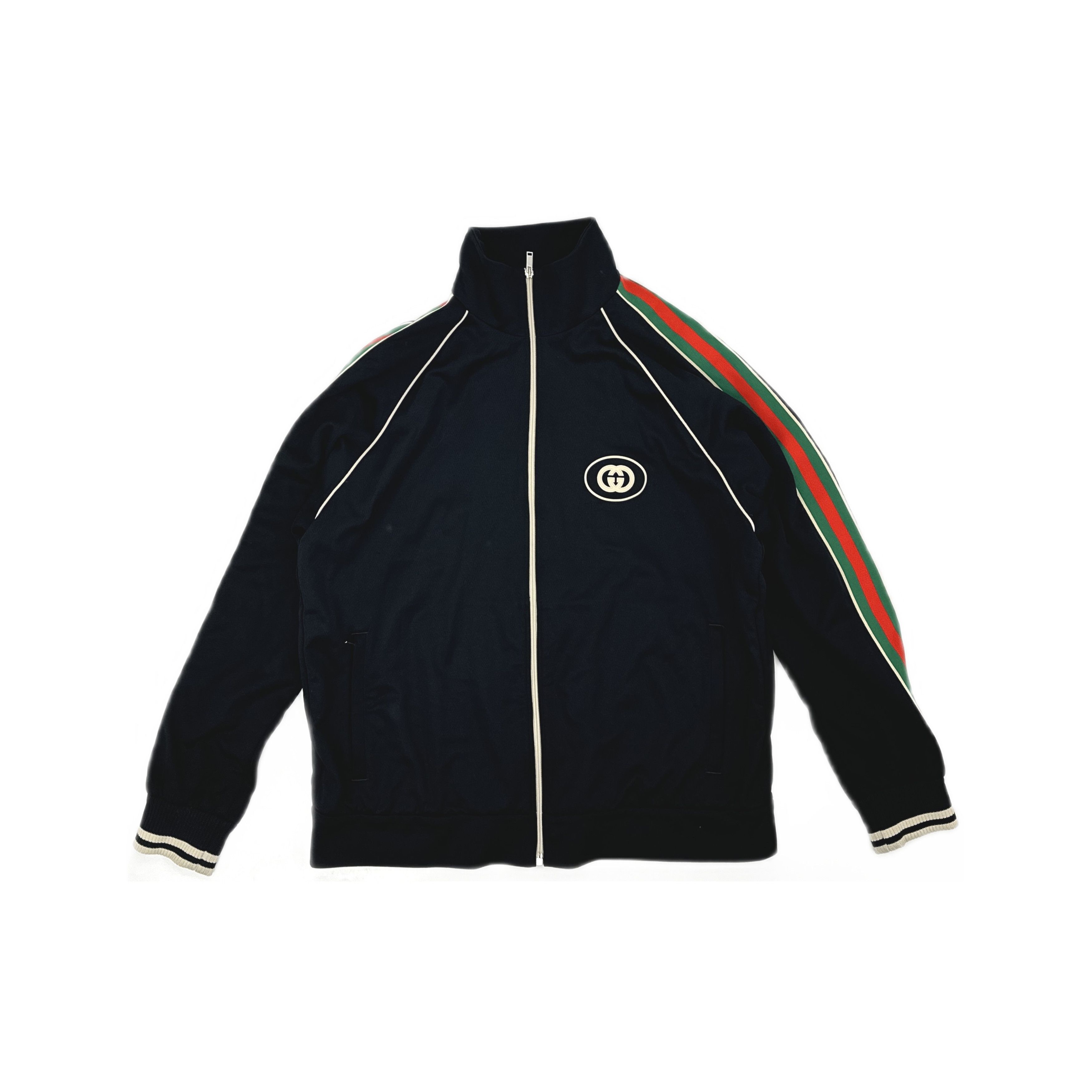 Gucci Gucci Web Stripe Logo Track Jacket XXXL Size US XXL / EU 58 / 5 - 2 Thumbnail