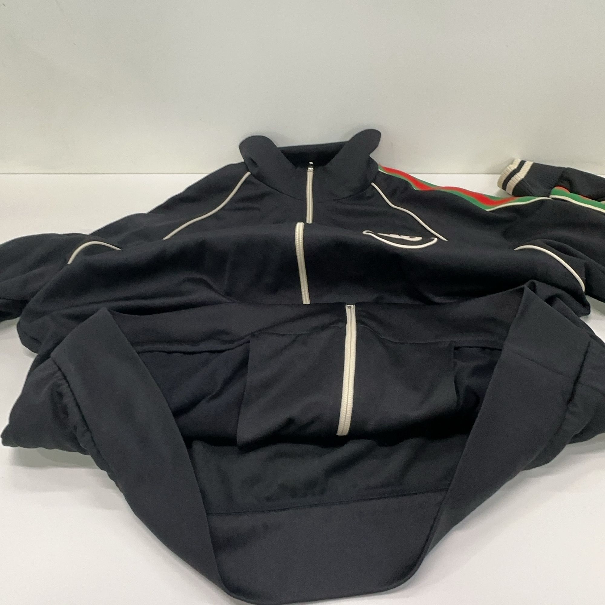 Gucci Gucci Web Stripe Logo Track Jacket XXXL Size US XXL / EU 58 / 5 - 8 Thumbnail