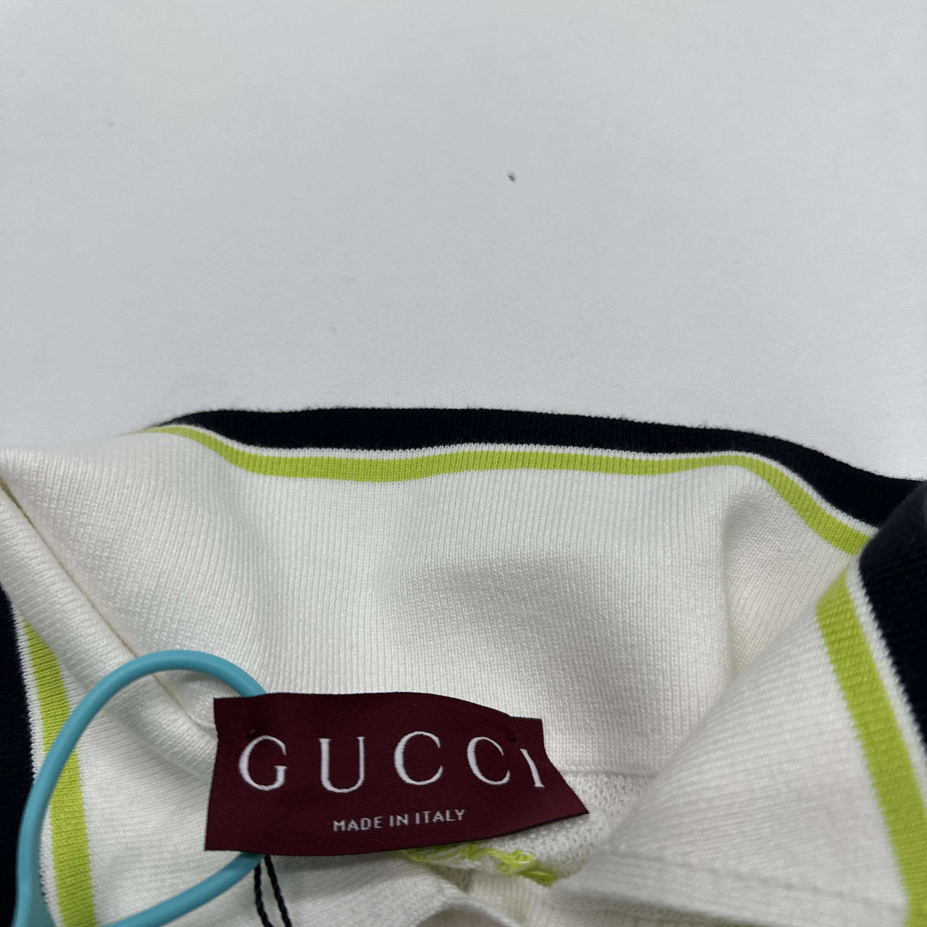 Gucci Gucci Logo Intarsia Knit Polo Shirt XS Size XS / US 0-2 / IT 36-38 - 3 Thumbnail