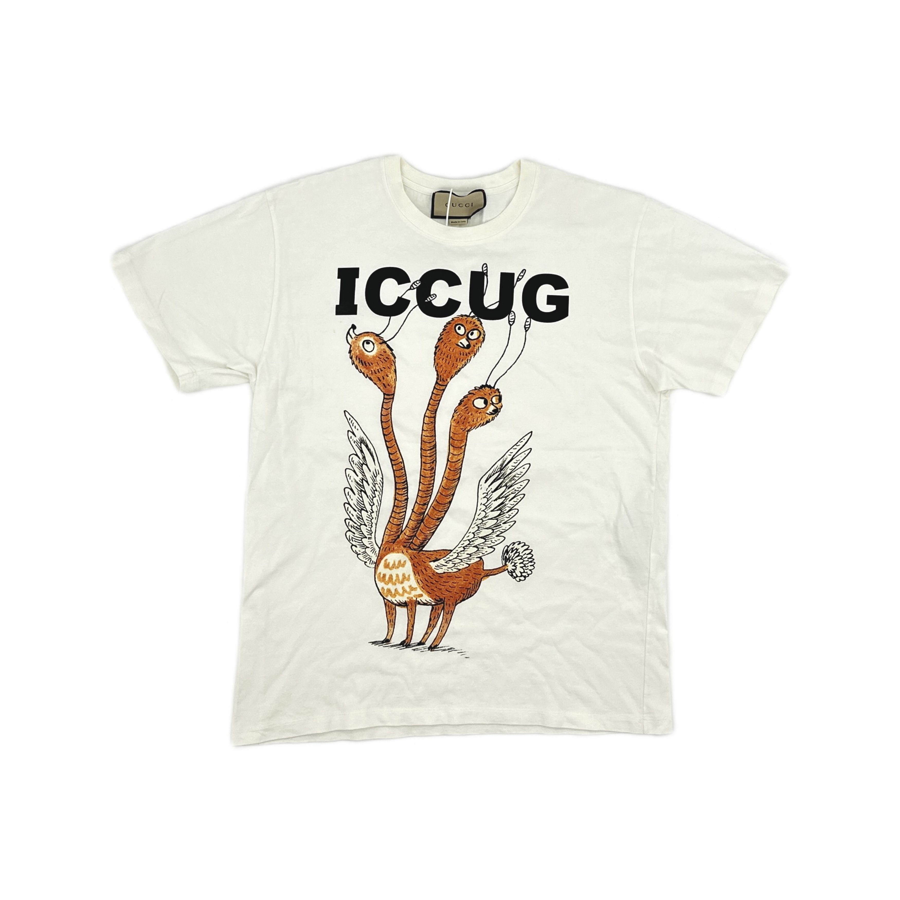 Gucci Gucci ICCUG Cartoon Print T-Shirt Size S Size US S / EU 44-46 / 1 - 2 Thumbnail