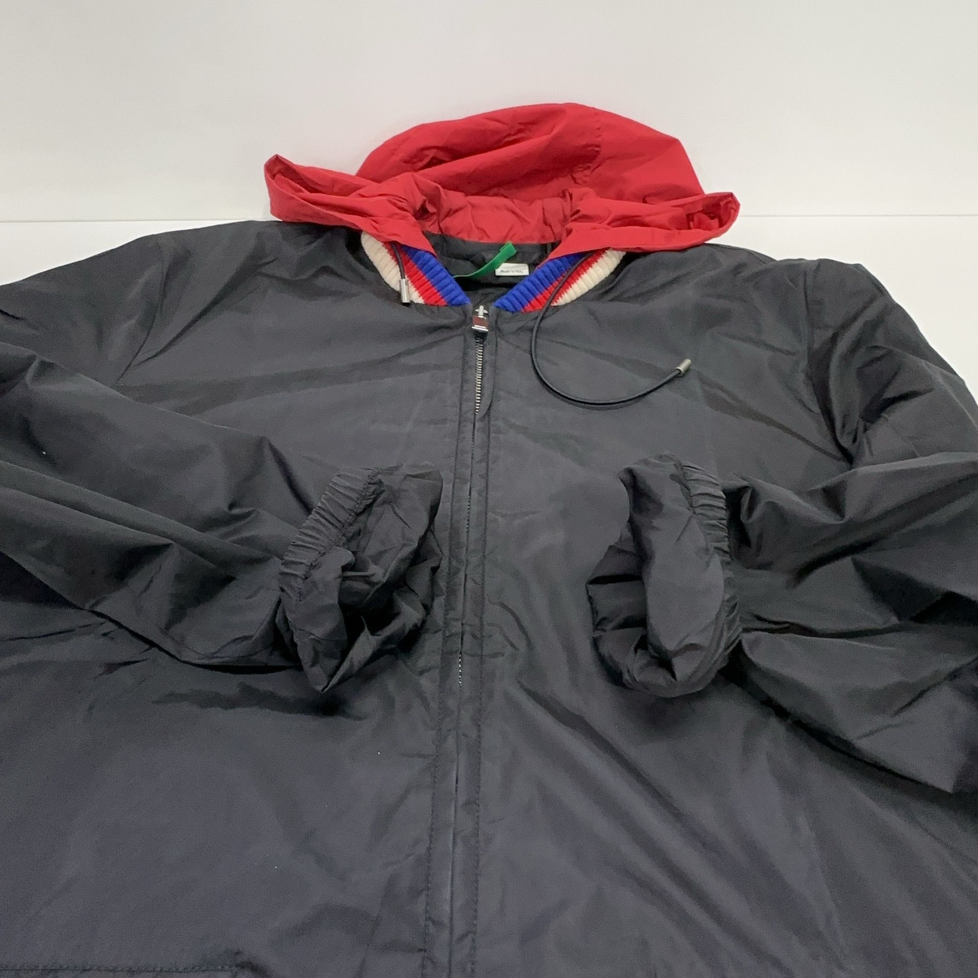 Gucci Gucci Back Logo Print Hooded Jacket Size 46 Size US S / EU 44-46 / 1 - 9 Thumbnail