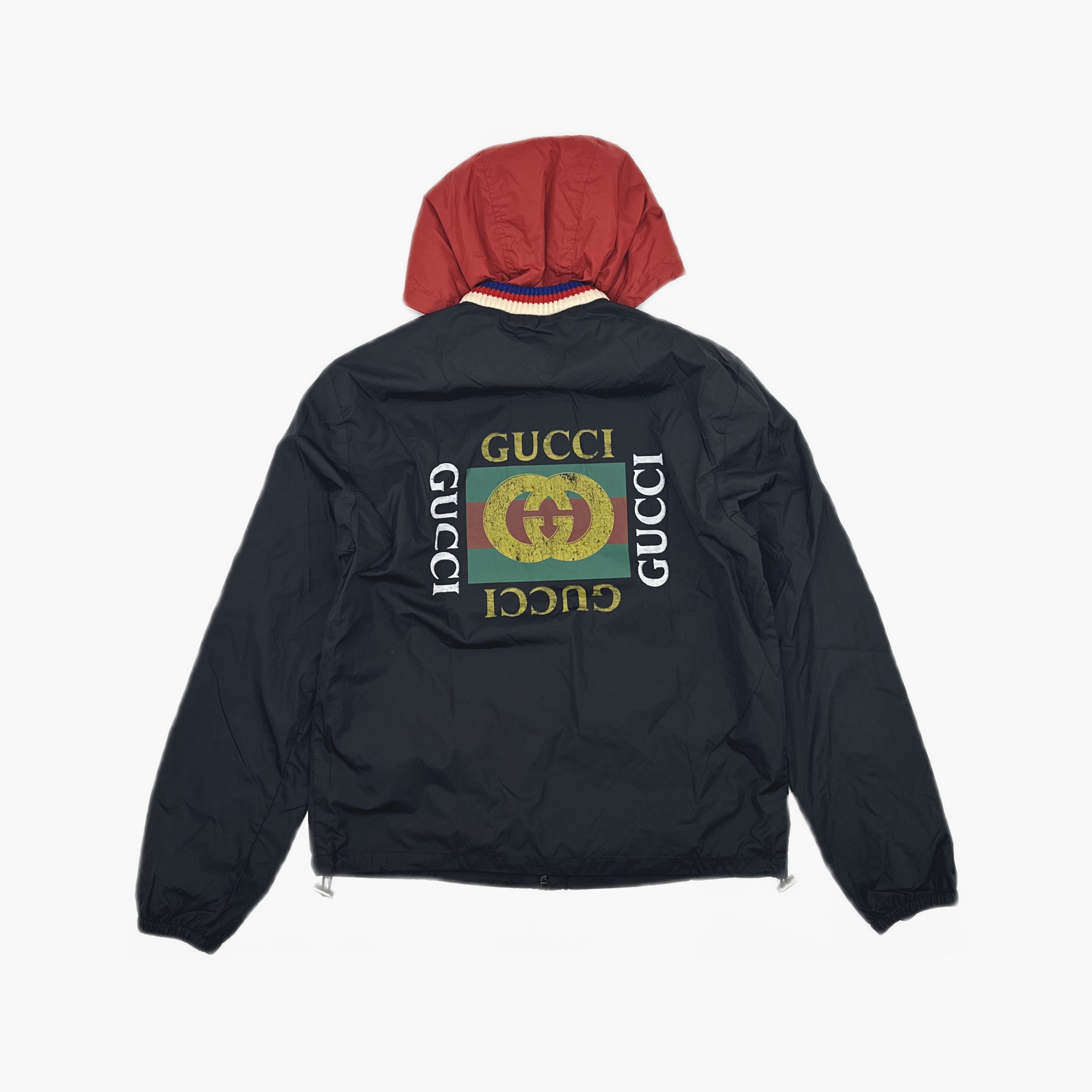 Gucci Gucci Back Logo Print Hooded Jacket Size 46 Size US S / EU 44-46 / 1 - 3 Thumbnail