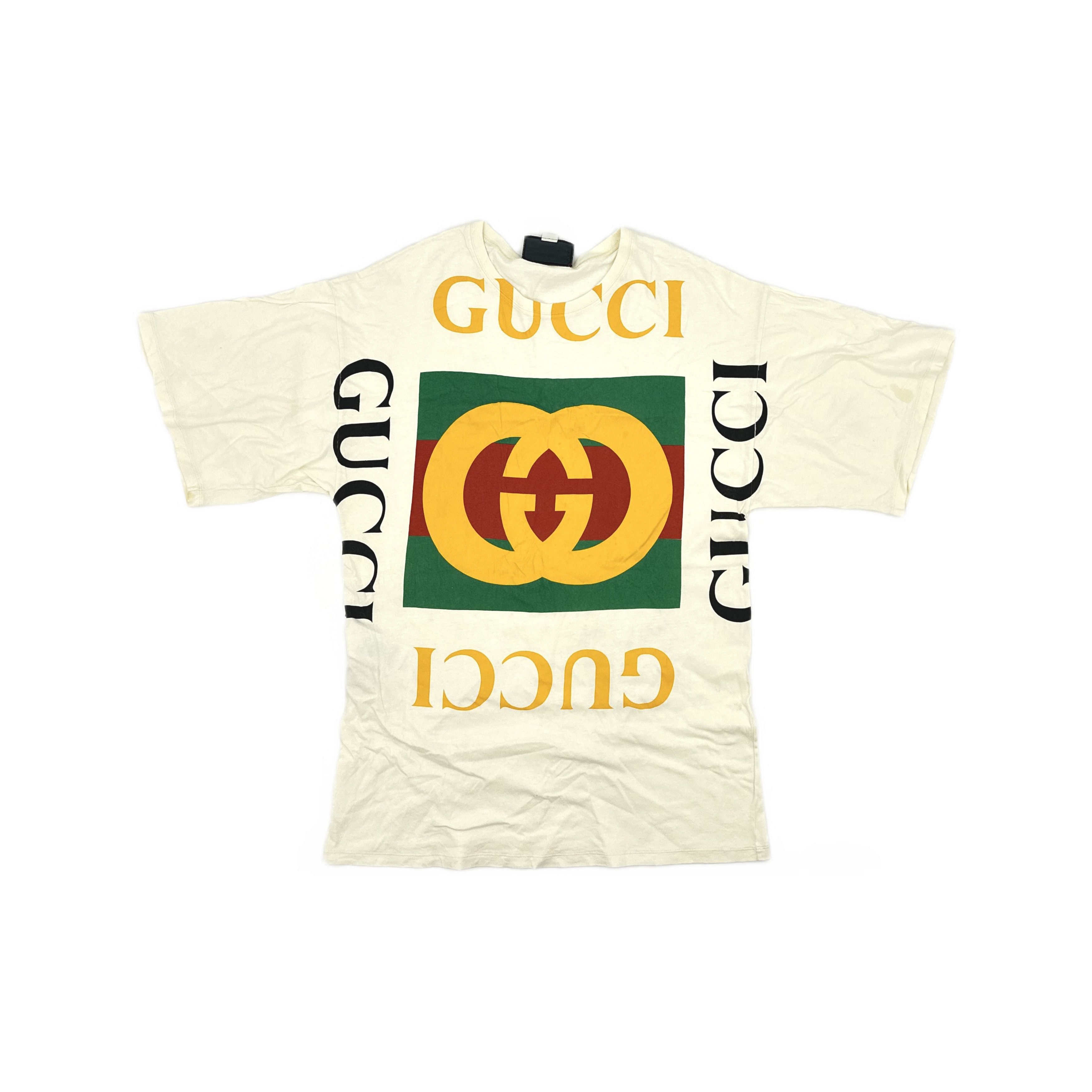 Gucci Gucci Interlocking G Logo Print T-Shirt S Size S / US 4 / IT 40 - 2 Thumbnail