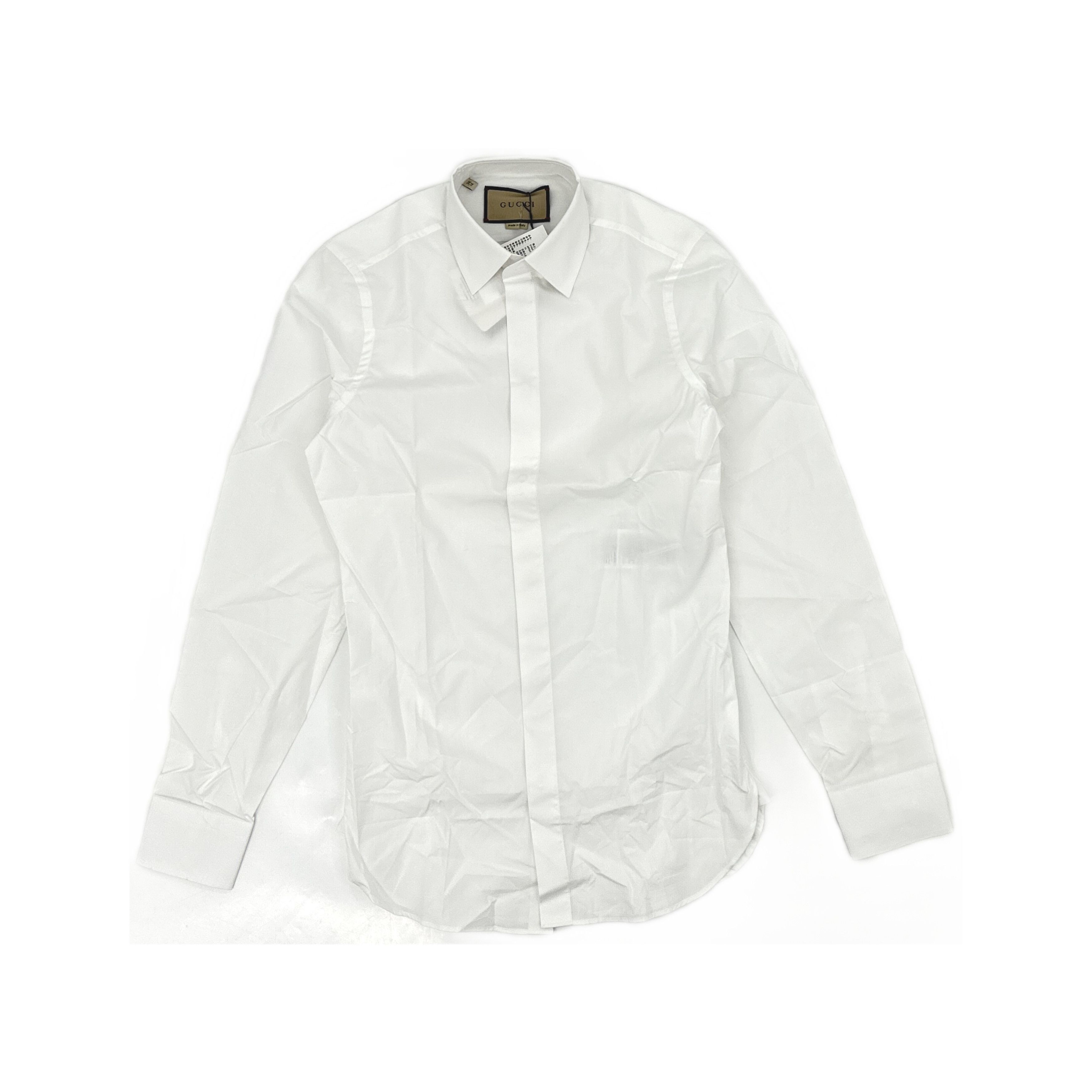 Gucci Gucci White Cotton Long Sleeve Button Up Shirt 36 Size US S / EU 44-46 / 1 - 2 Thumbnail