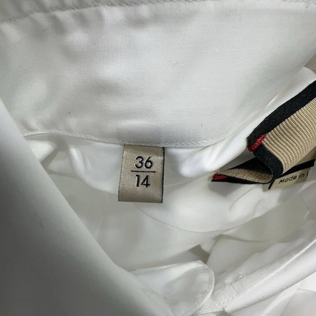Gucci Gucci White Cotton Long Sleeve Button Up Shirt 36 Size US S / EU 44-46 / 1 - 6 Thumbnail