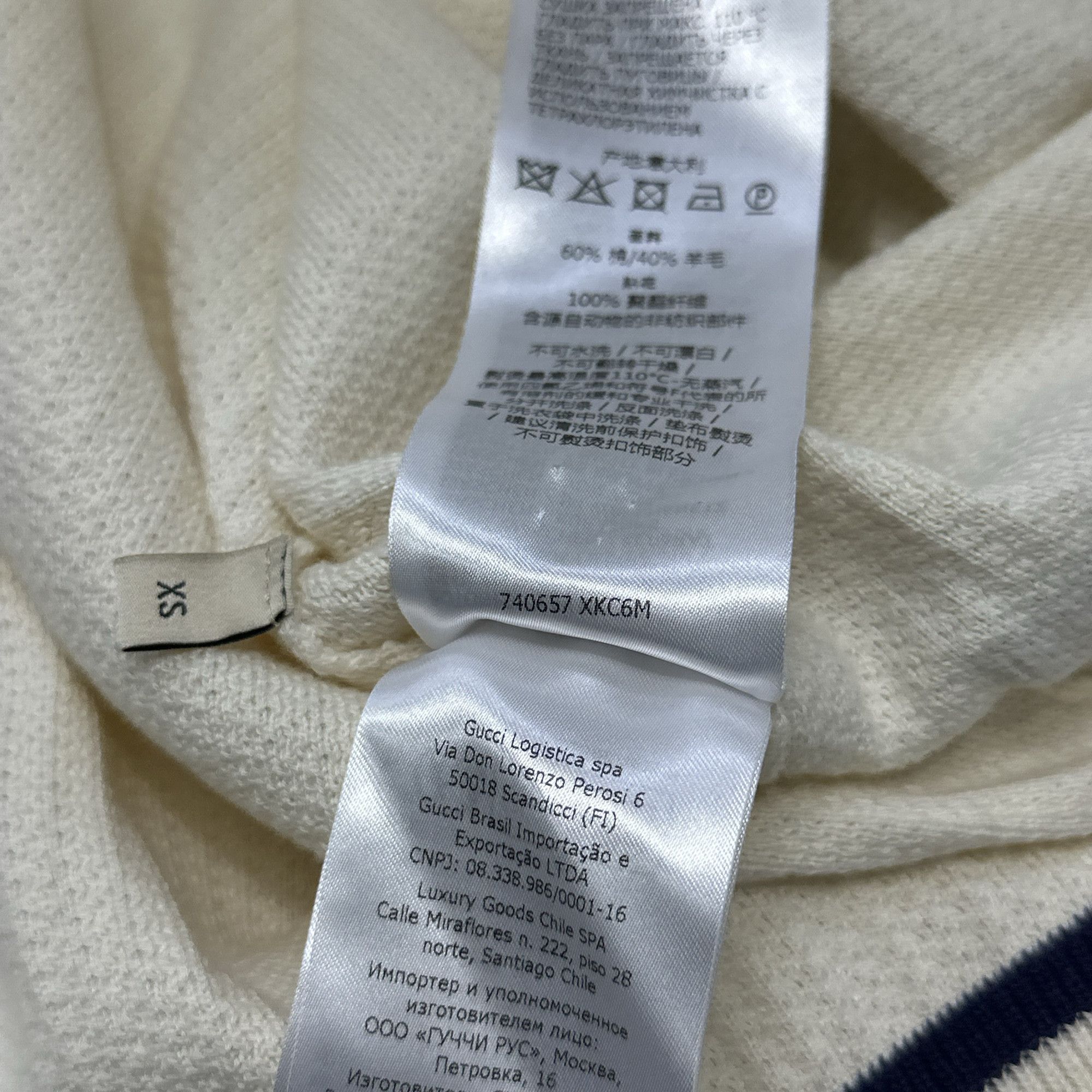 Gucci Gucci Interlocking G Logo Ribbed Cardigan XS Size US XS / EU 42 / 0 - 6 Thumbnail