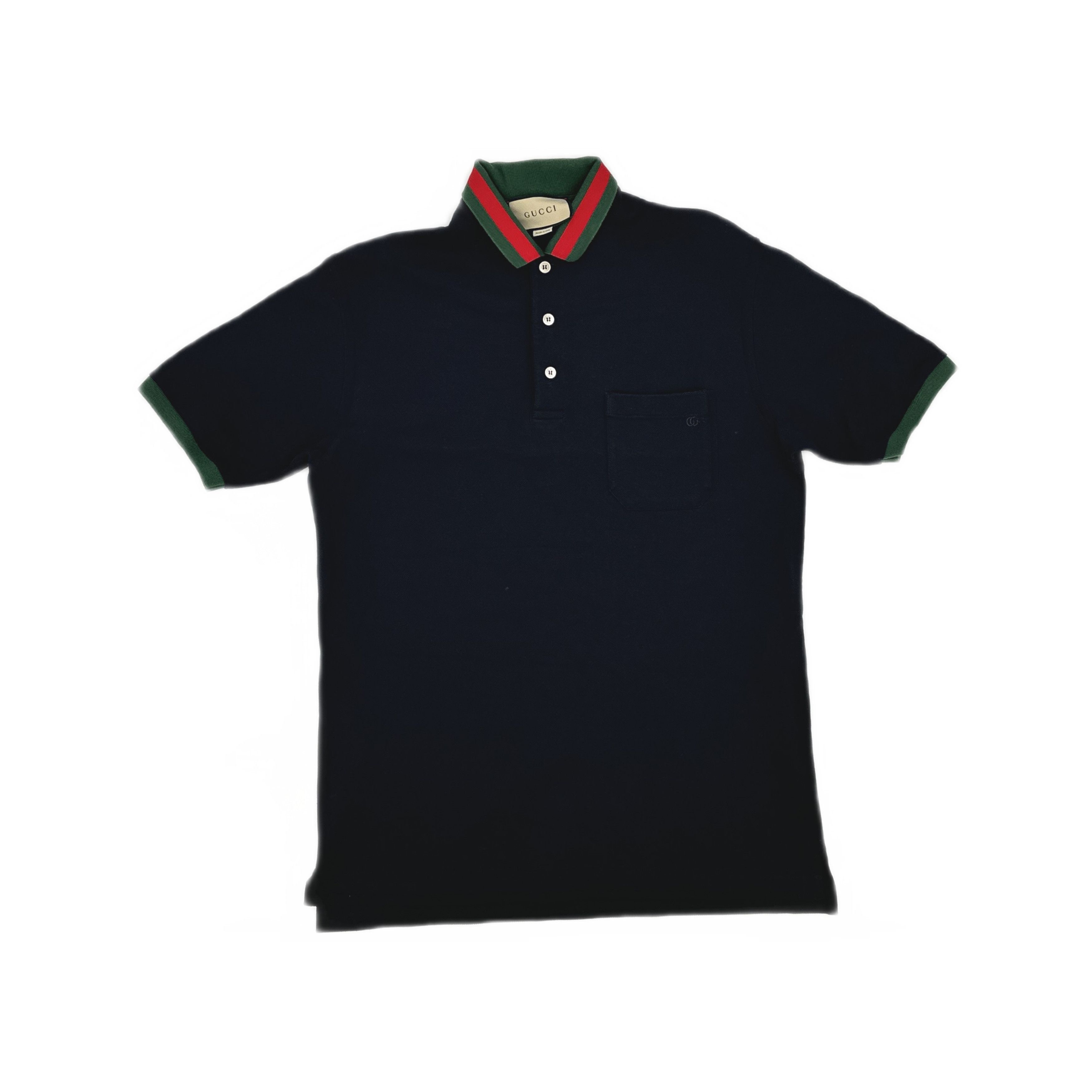 Gucci Gucci Web Collar Polo Shirt S Size US S / EU 44-46 / 1 - 2 Thumbnail