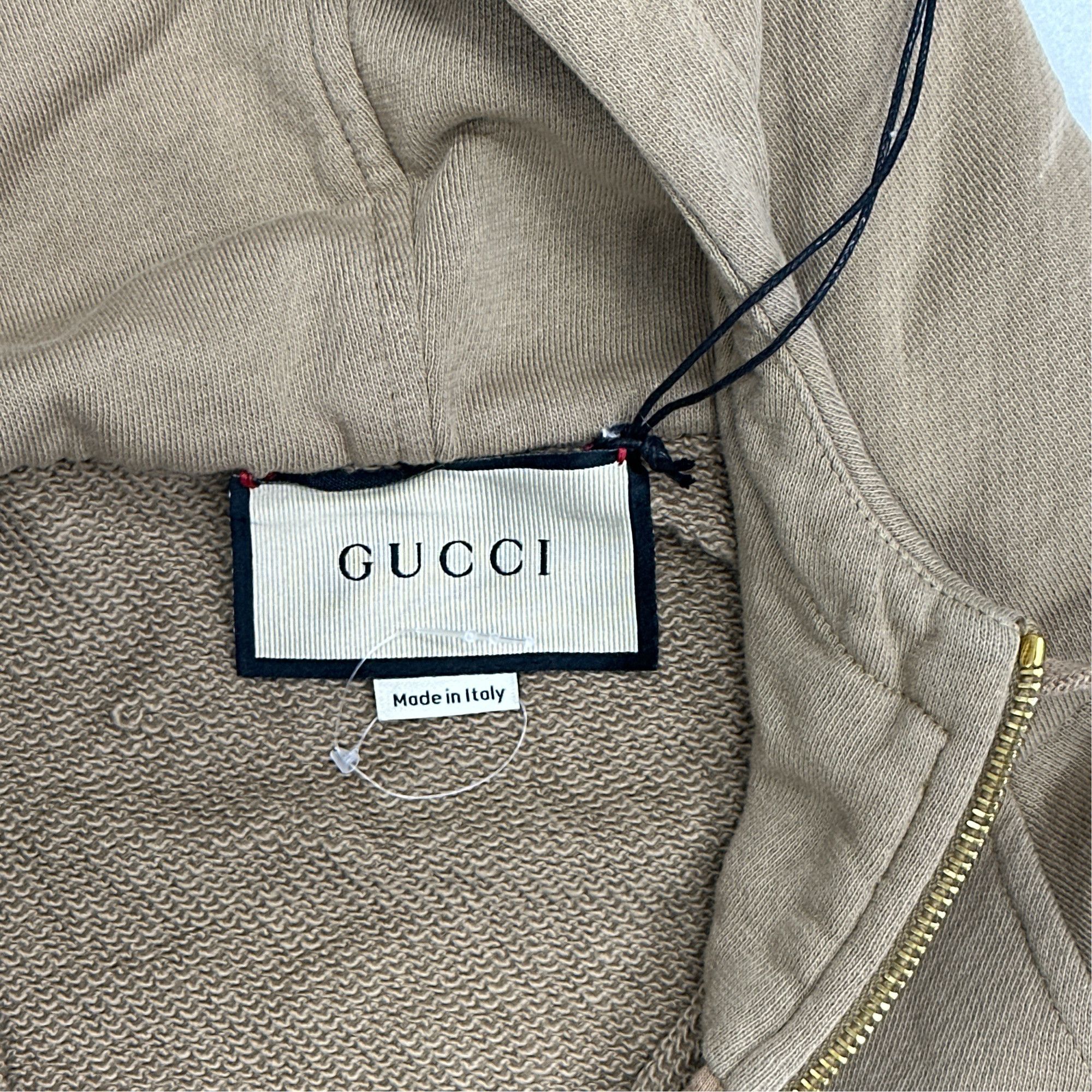 Gucci Gucci Half-Zip Web Detail Hoodie Size M Size M / US 6-8 / IT 42-44 - 4 Thumbnail