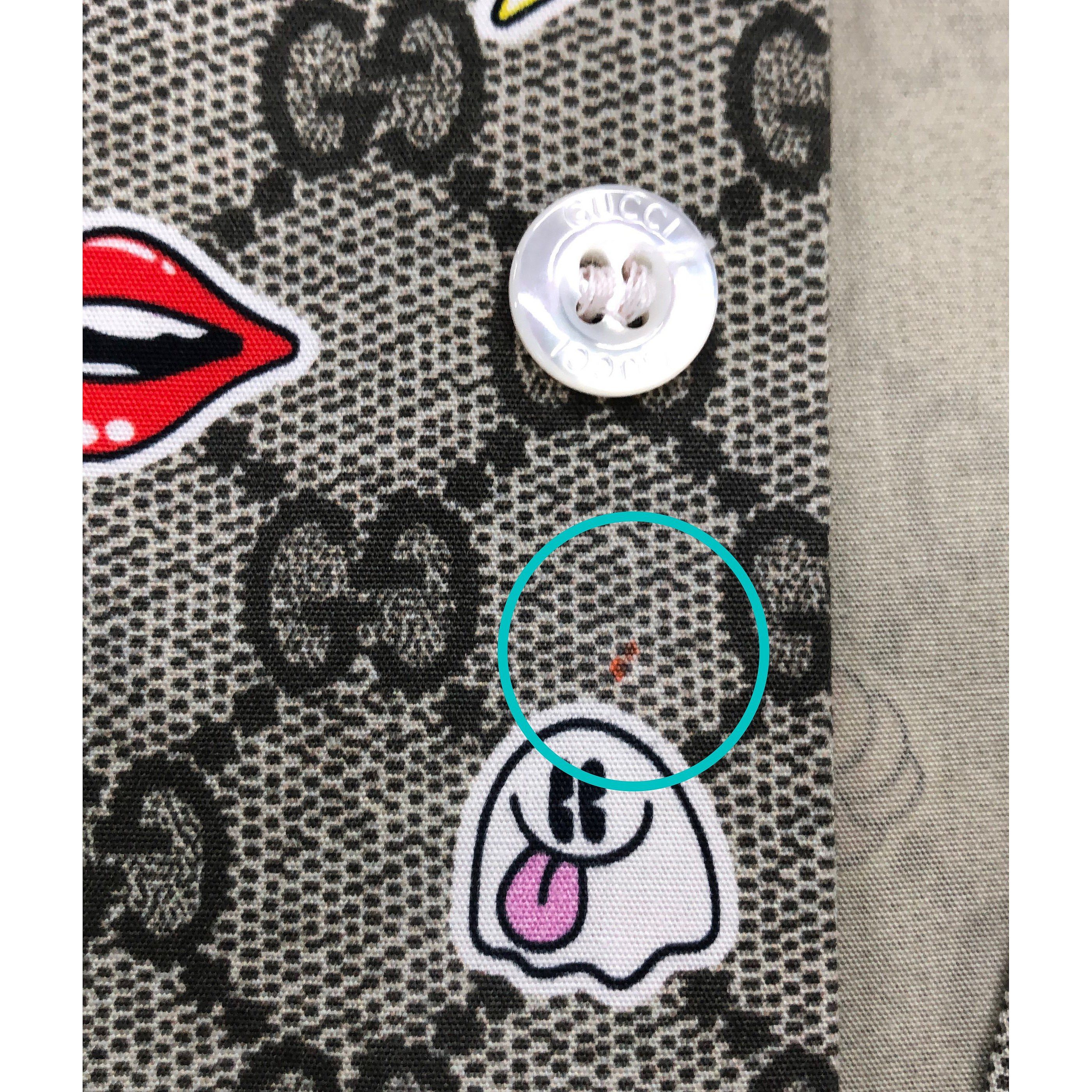 Gucci Gucci SS24 GG Supreme Cartoon Print Shirt 46 Size US S / EU 44-46 / 1 - 6 Thumbnail