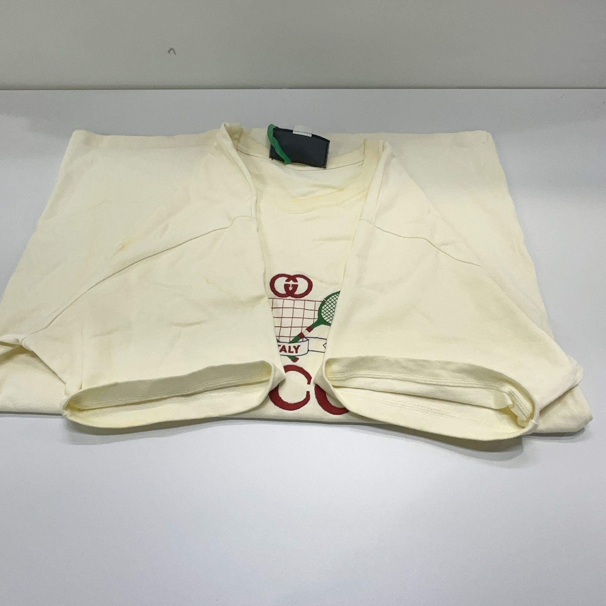 Gucci Gucci Tennis Racket Graphics T-Shirt US S Size US S / EU 44-46 / 1 - 10 Thumbnail